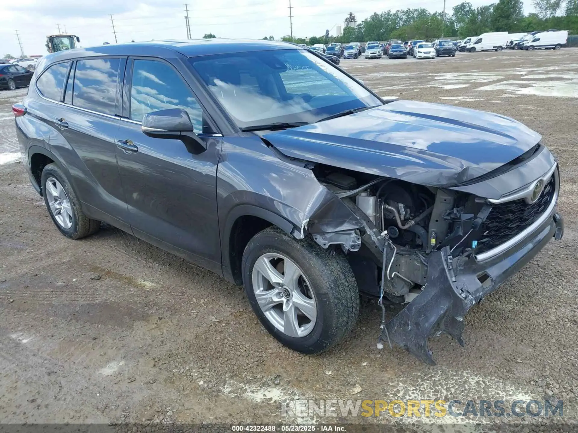 1 Фотография поврежденного автомобиля 5TDCZRAH6MS538197 TOYOTA HIGHLANDER 2021