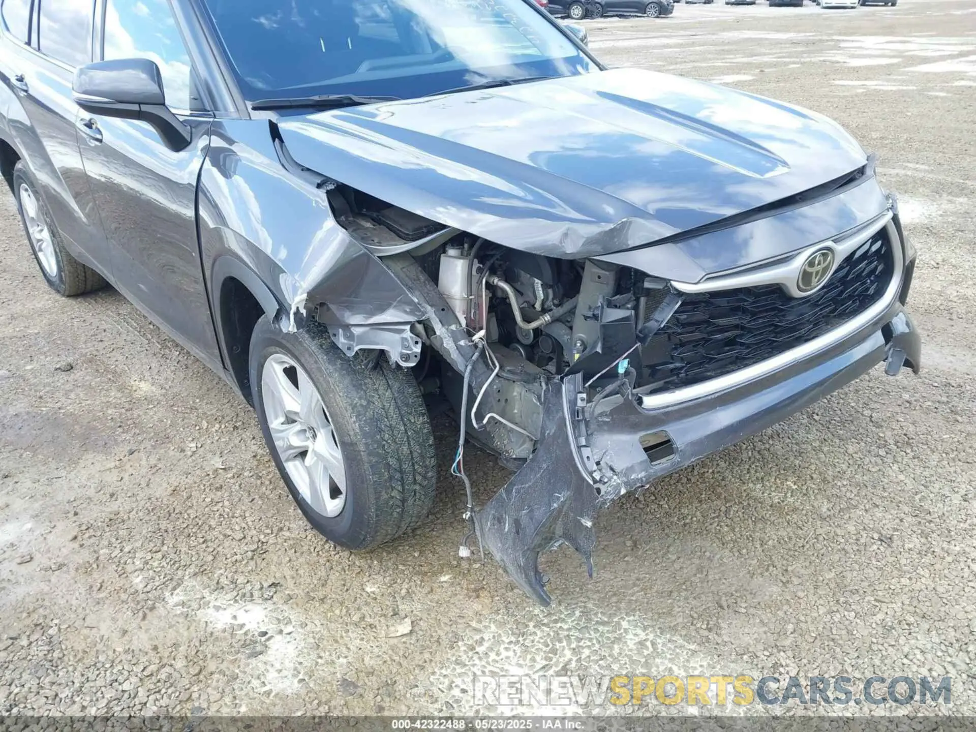 17 Фотография поврежденного автомобиля 5TDCZRAH6MS538197 TOYOTA HIGHLANDER 2021