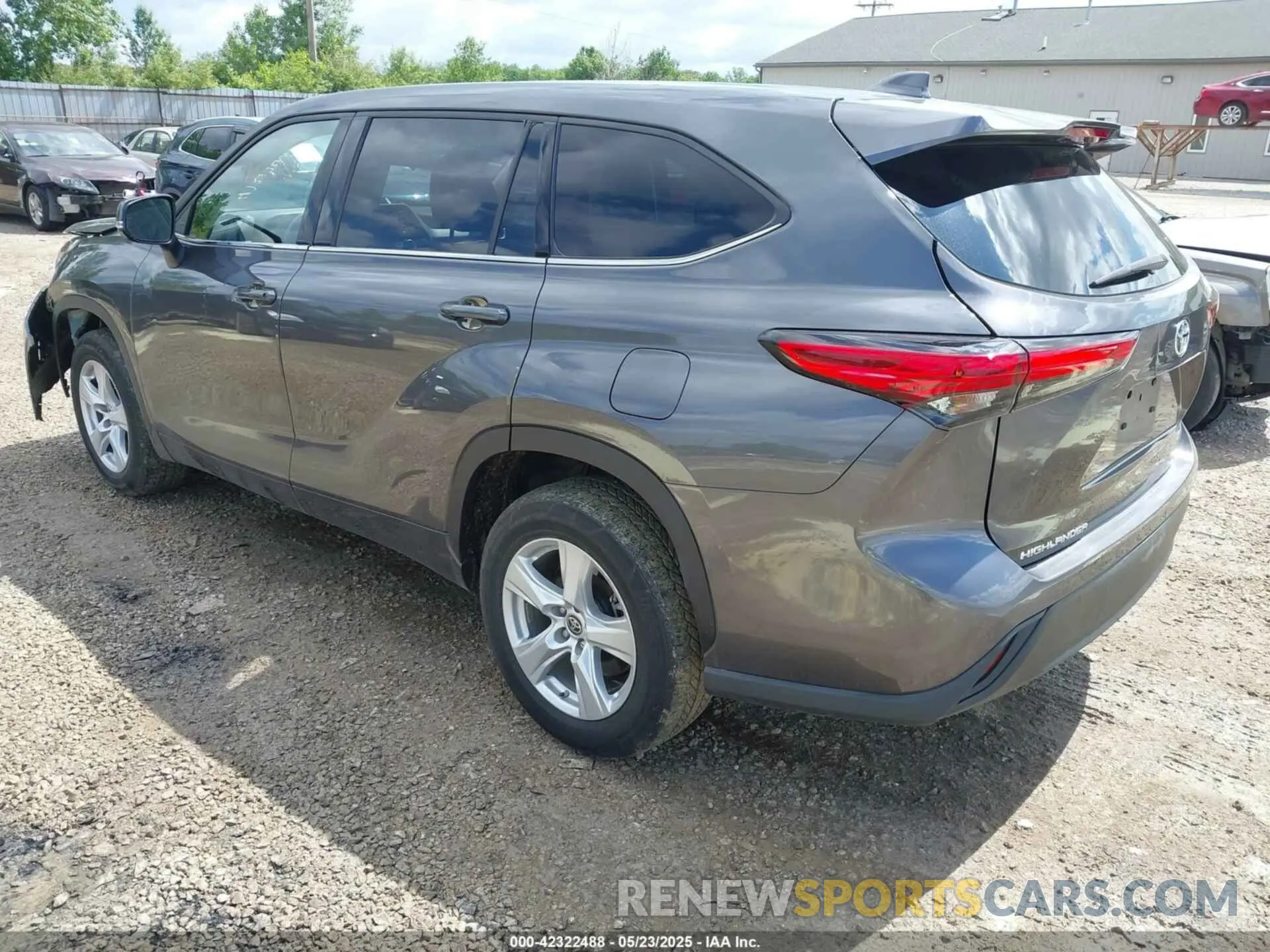 3 Фотография поврежденного автомобиля 5TDCZRAH6MS538197 TOYOTA HIGHLANDER 2021