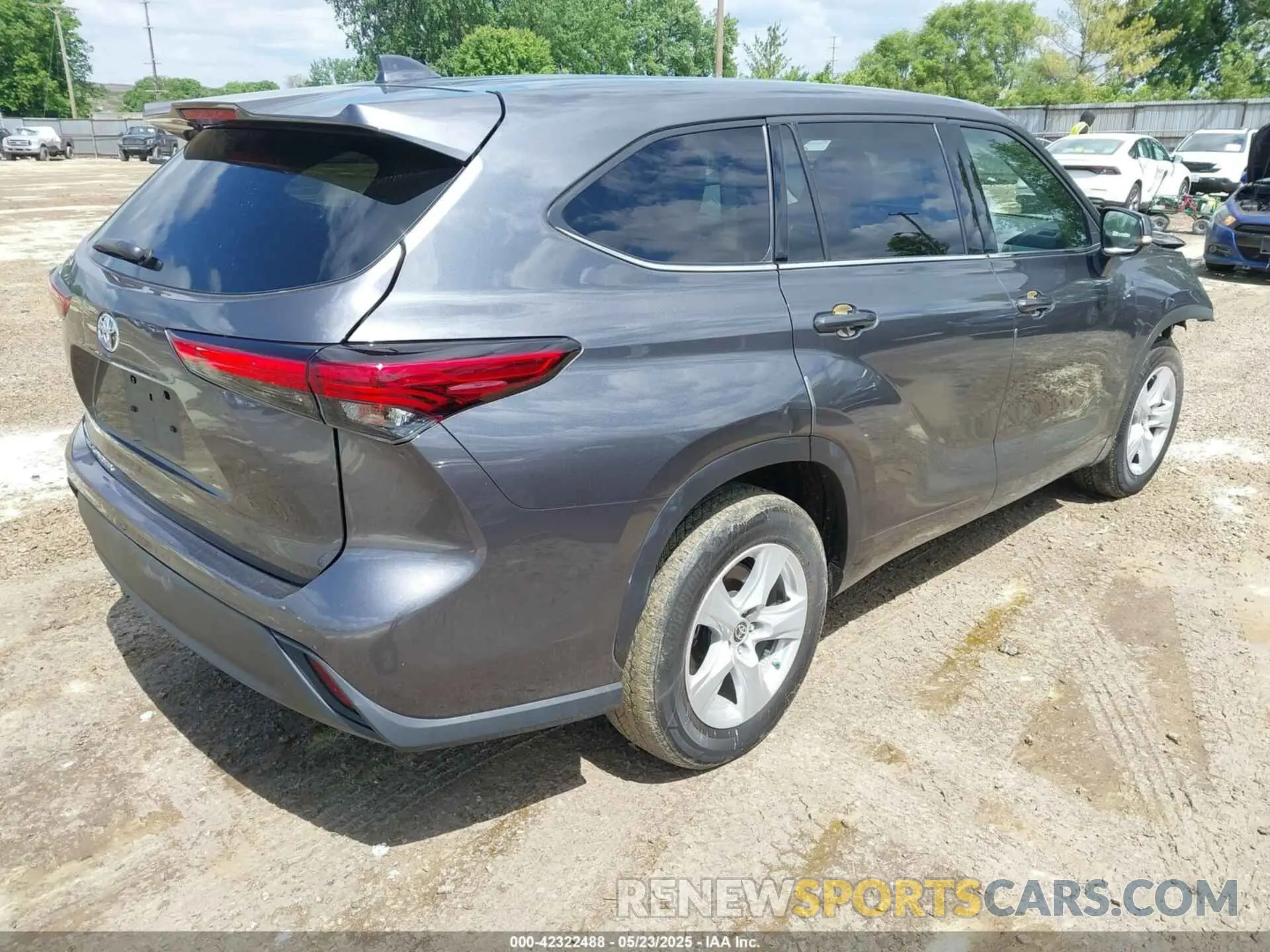4 Фотография поврежденного автомобиля 5TDCZRAH6MS538197 TOYOTA HIGHLANDER 2021
