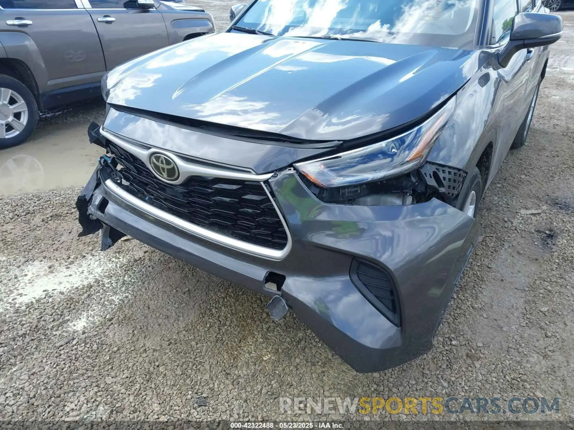 6 Фотография поврежденного автомобиля 5TDCZRAH6MS538197 TOYOTA HIGHLANDER 2021