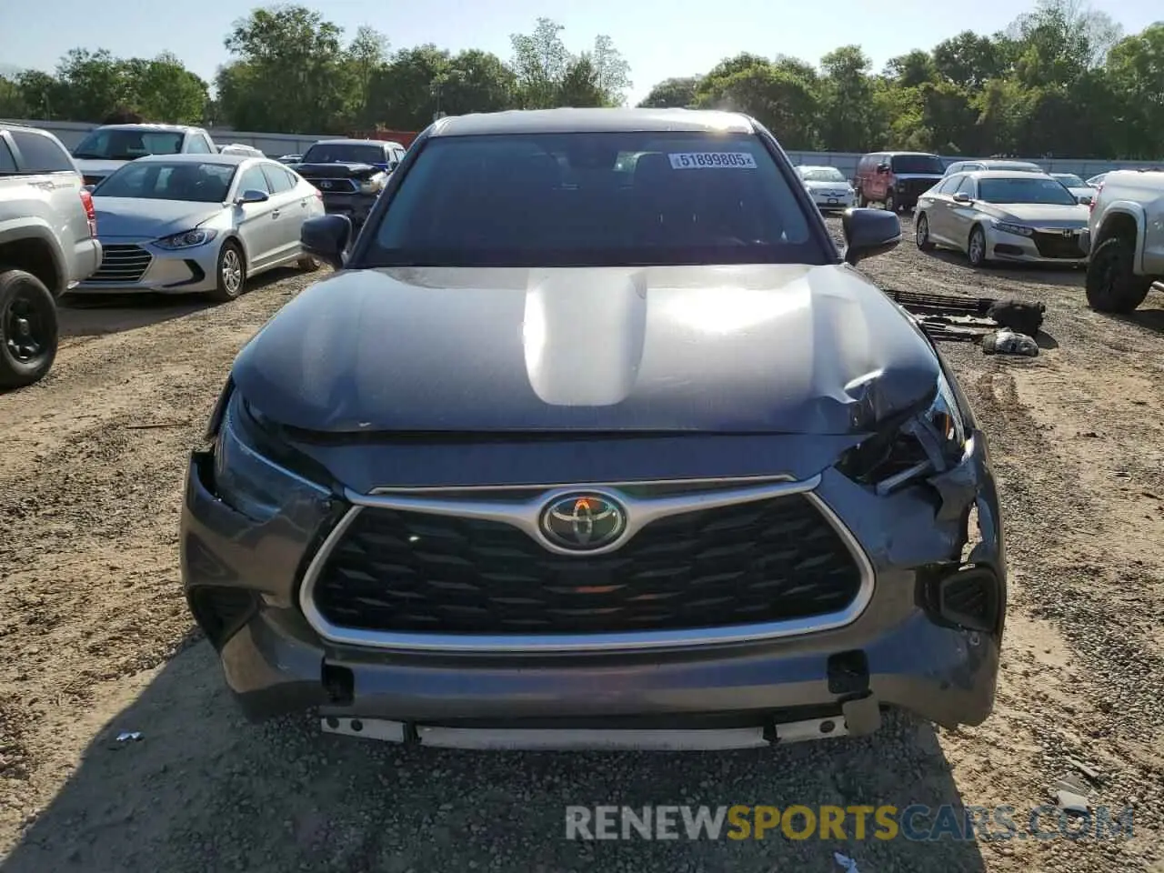 5 Photograph of a damaged car 5TDCZRAH7MS534966 TOYOTA HIGHLANDER 2021