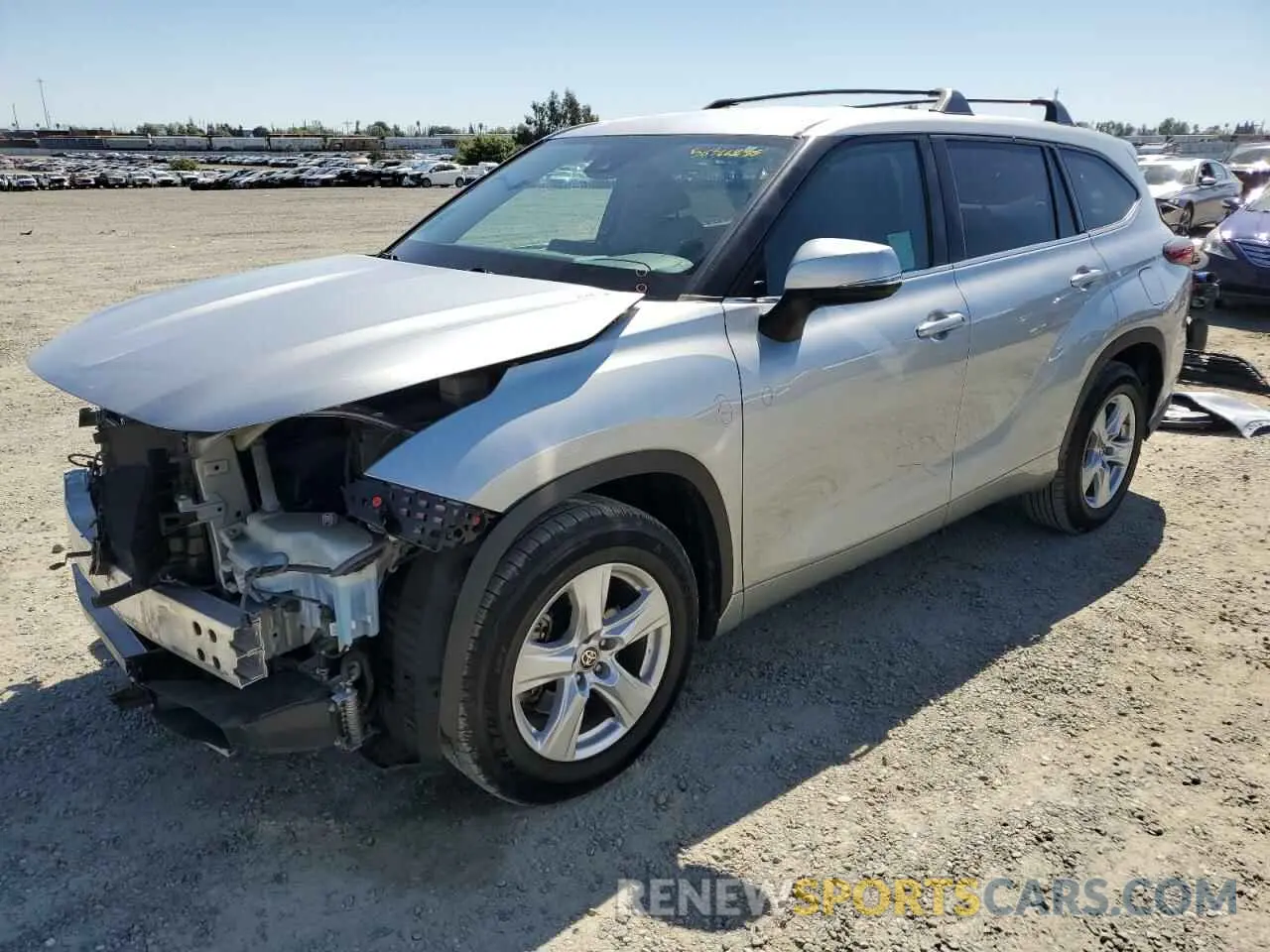1 Фотография поврежденного автомобиля 5TDCZRAH8MS531199 TOYOTA HIGHLANDER 2021