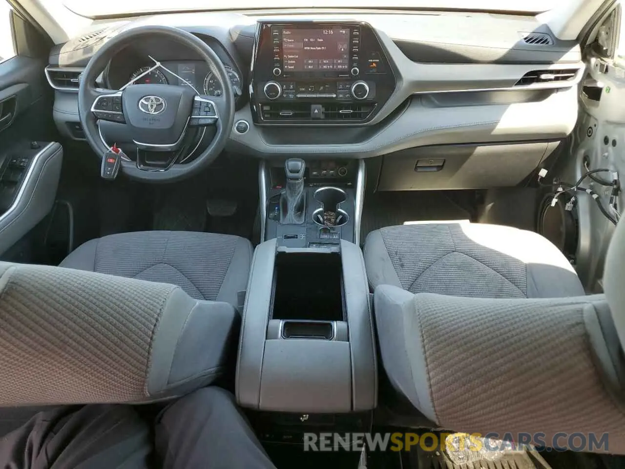 8 Фотография поврежденного автомобиля 5TDCZRAH8MS531199 TOYOTA HIGHLANDER 2021