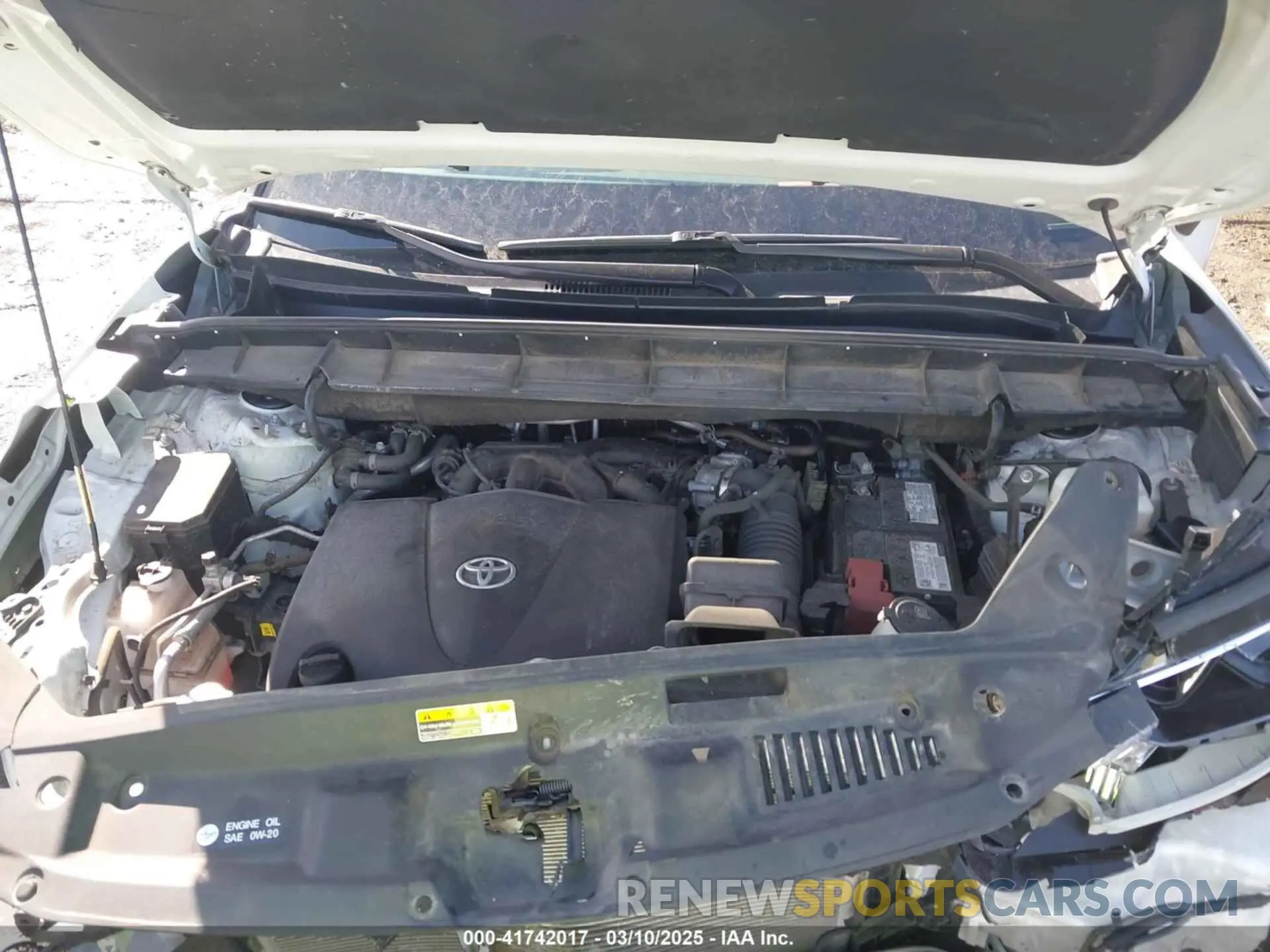 10 Фотография поврежденного автомобиля 5TDCZRBH0MS134102 TOYOTA HIGHLANDER 2021