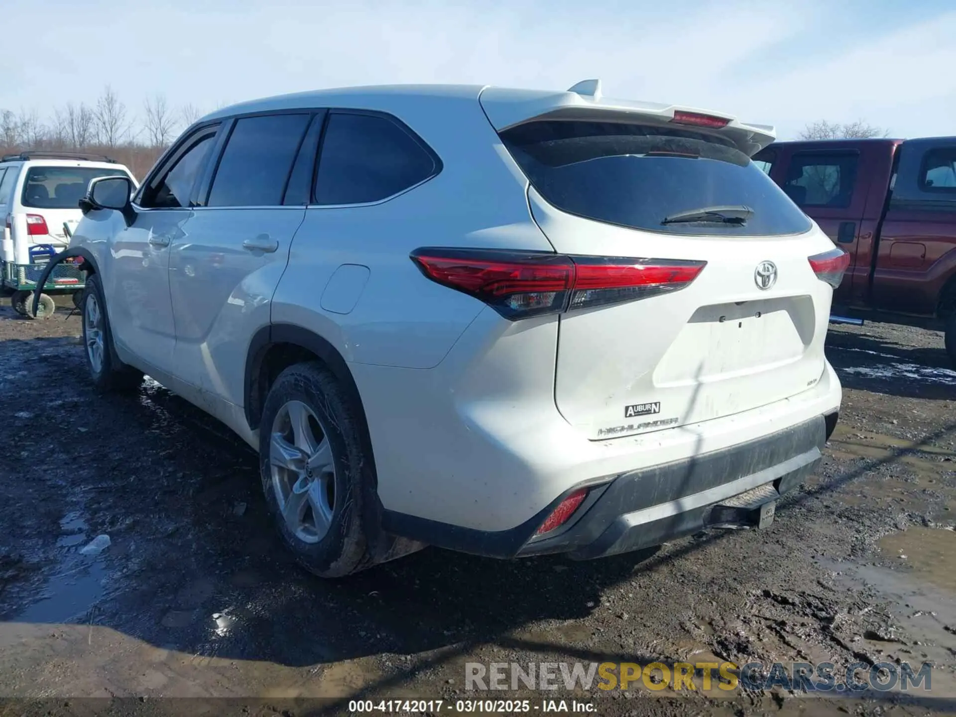 3 Фотография поврежденного автомобиля 5TDCZRBH0MS134102 TOYOTA HIGHLANDER 2021