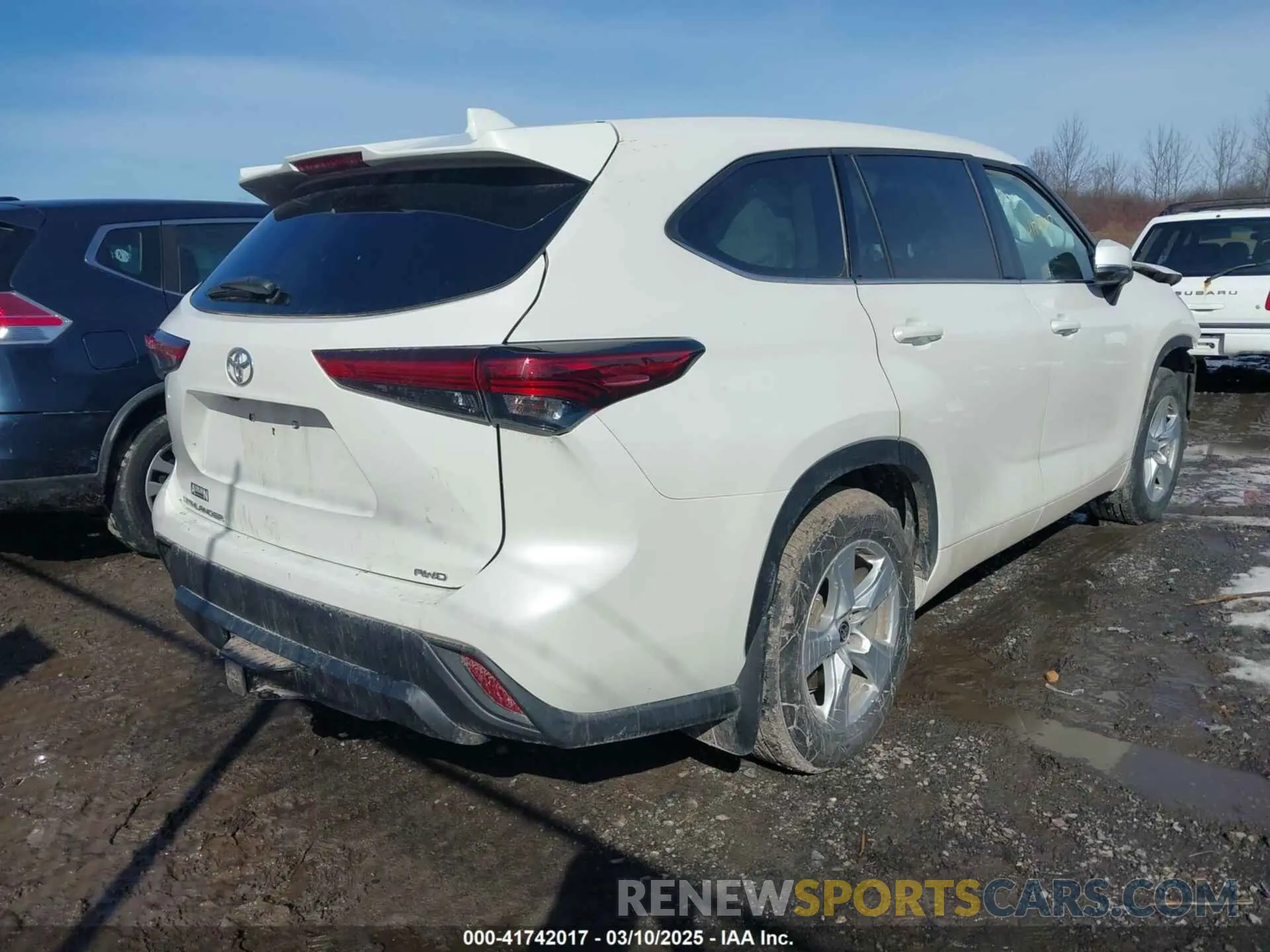 4 Фотография поврежденного автомобиля 5TDCZRBH0MS134102 TOYOTA HIGHLANDER 2021