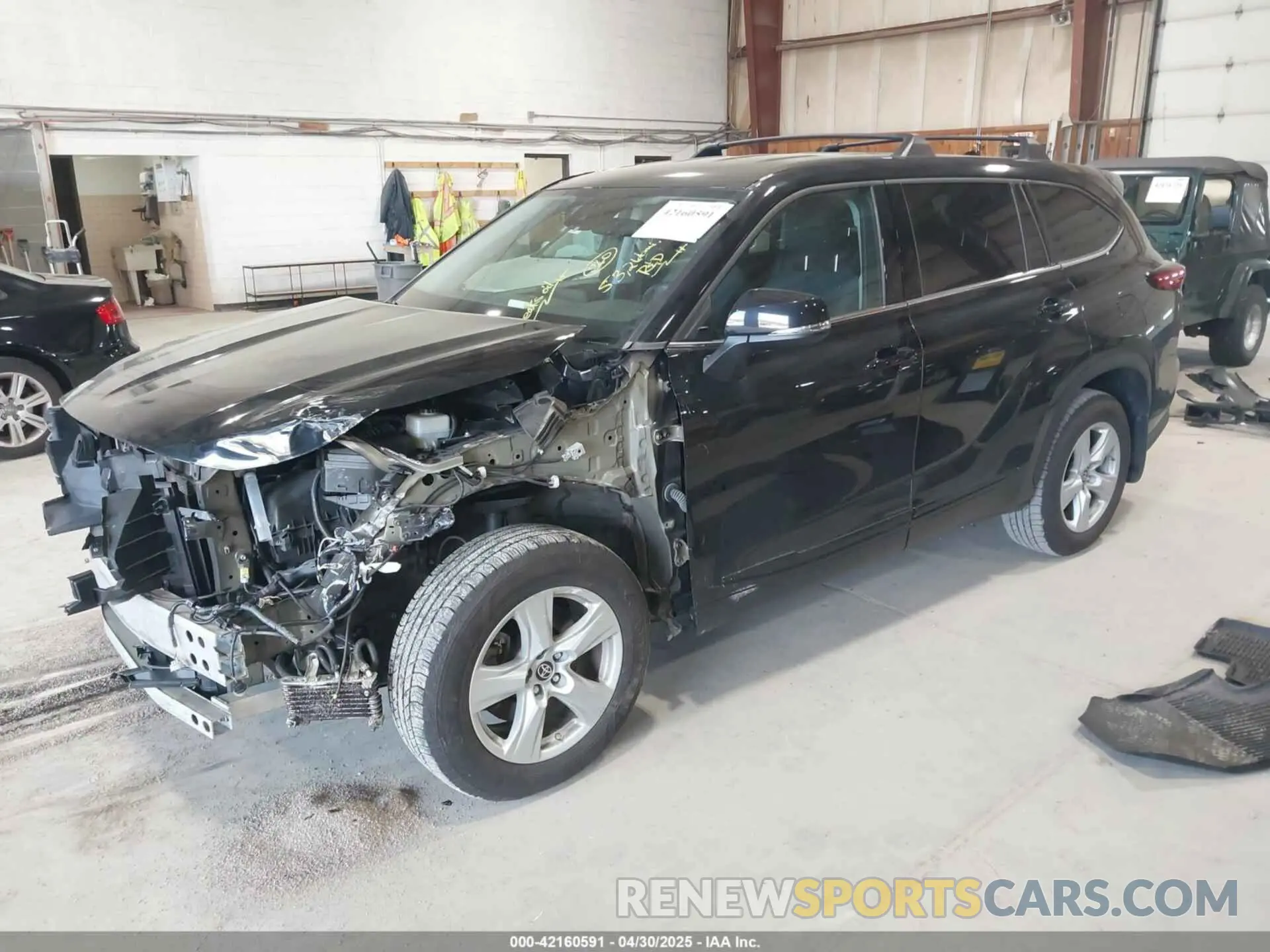 2 Фотография поврежденного автомобиля 5TDCZRBH1MS097741 TOYOTA HIGHLANDER 2021