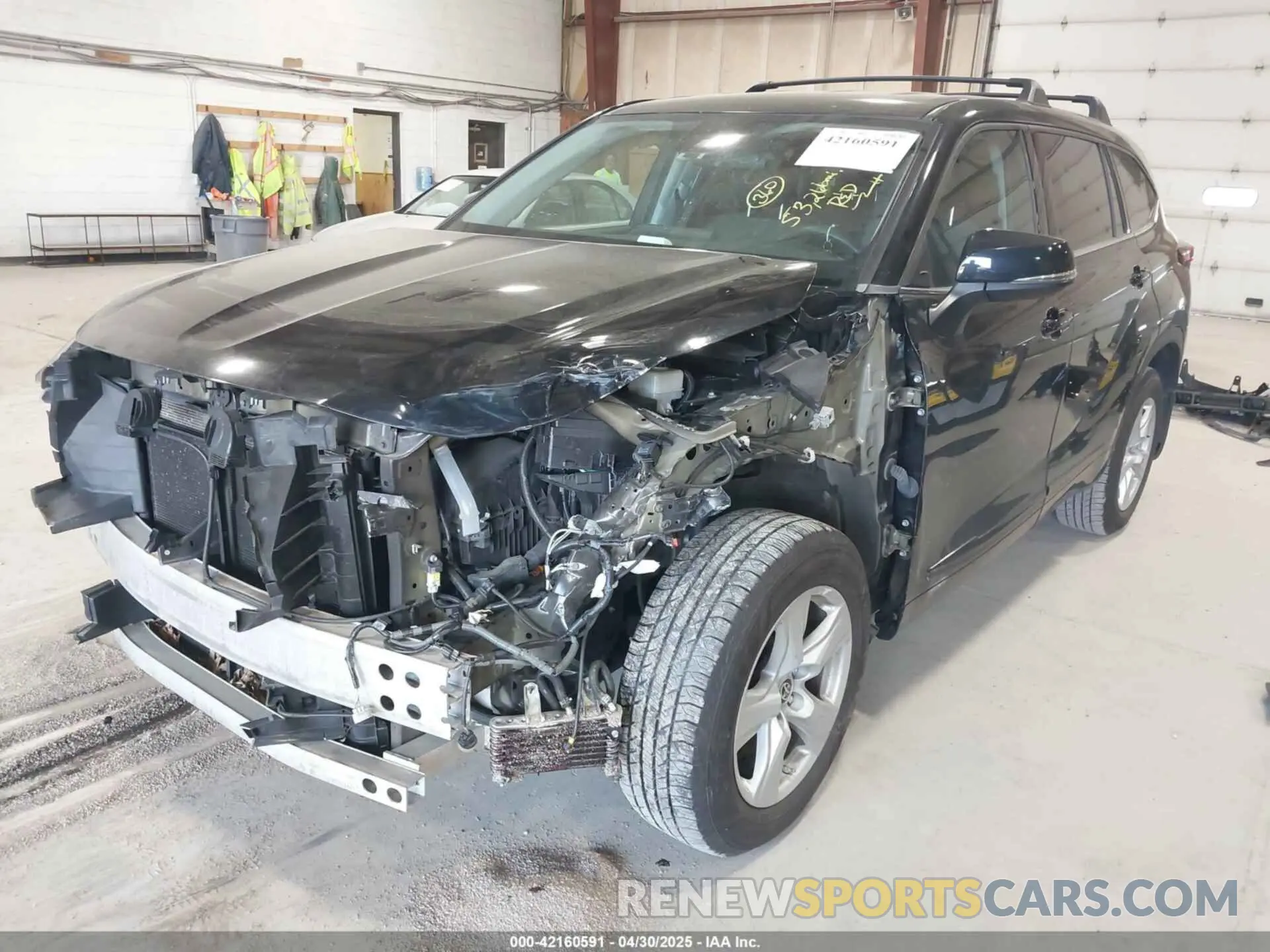 6 Фотография поврежденного автомобиля 5TDCZRBH1MS097741 TOYOTA HIGHLANDER 2021