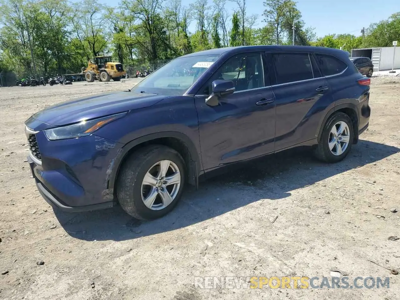1 Photograph of a damaged car 5TDCZRBHXMS066424 TOYOTA HIGHLANDER 2021