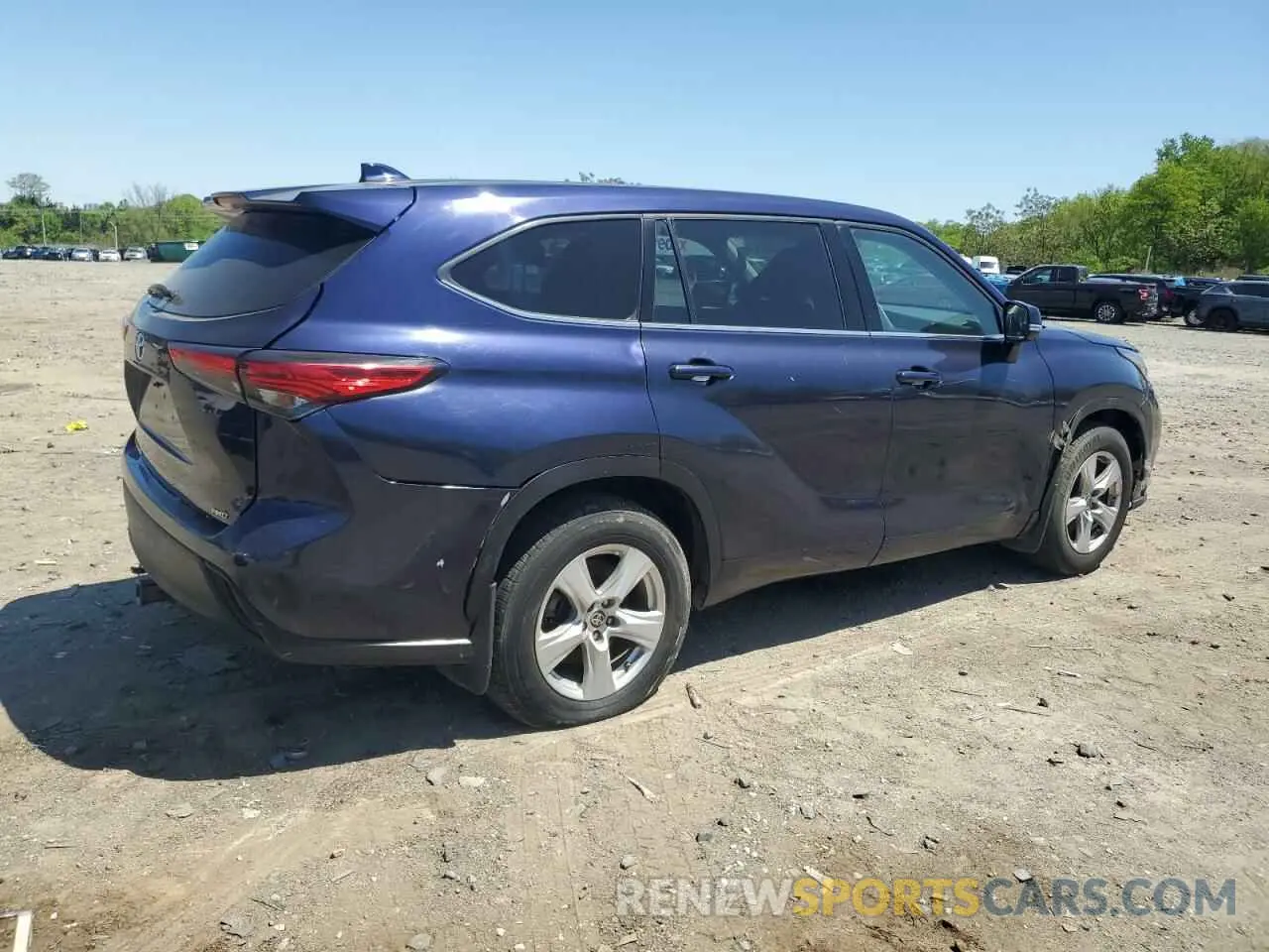 3 Photograph of a damaged car 5TDCZRBHXMS066424 TOYOTA HIGHLANDER 2021