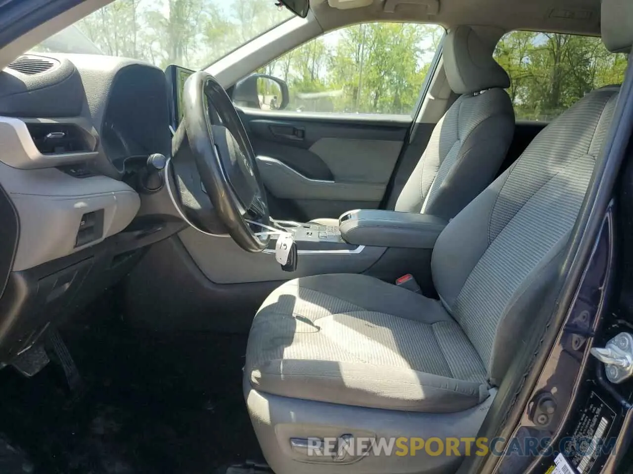 7 Photograph of a damaged car 5TDCZRBHXMS066424 TOYOTA HIGHLANDER 2021