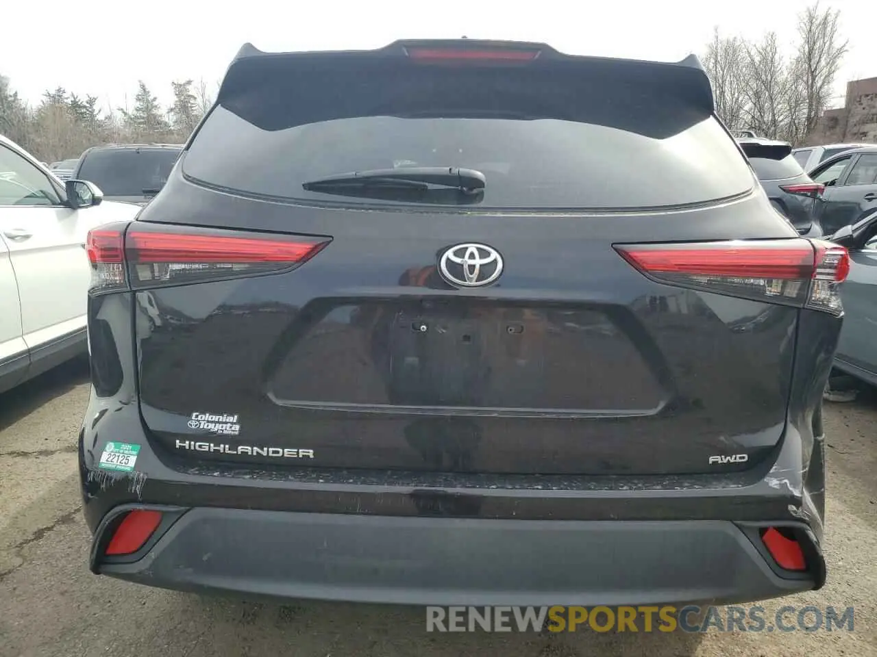 6 Фотография поврежденного автомобиля 5TDCZRBHXMS135869 TOYOTA HIGHLANDER 2021