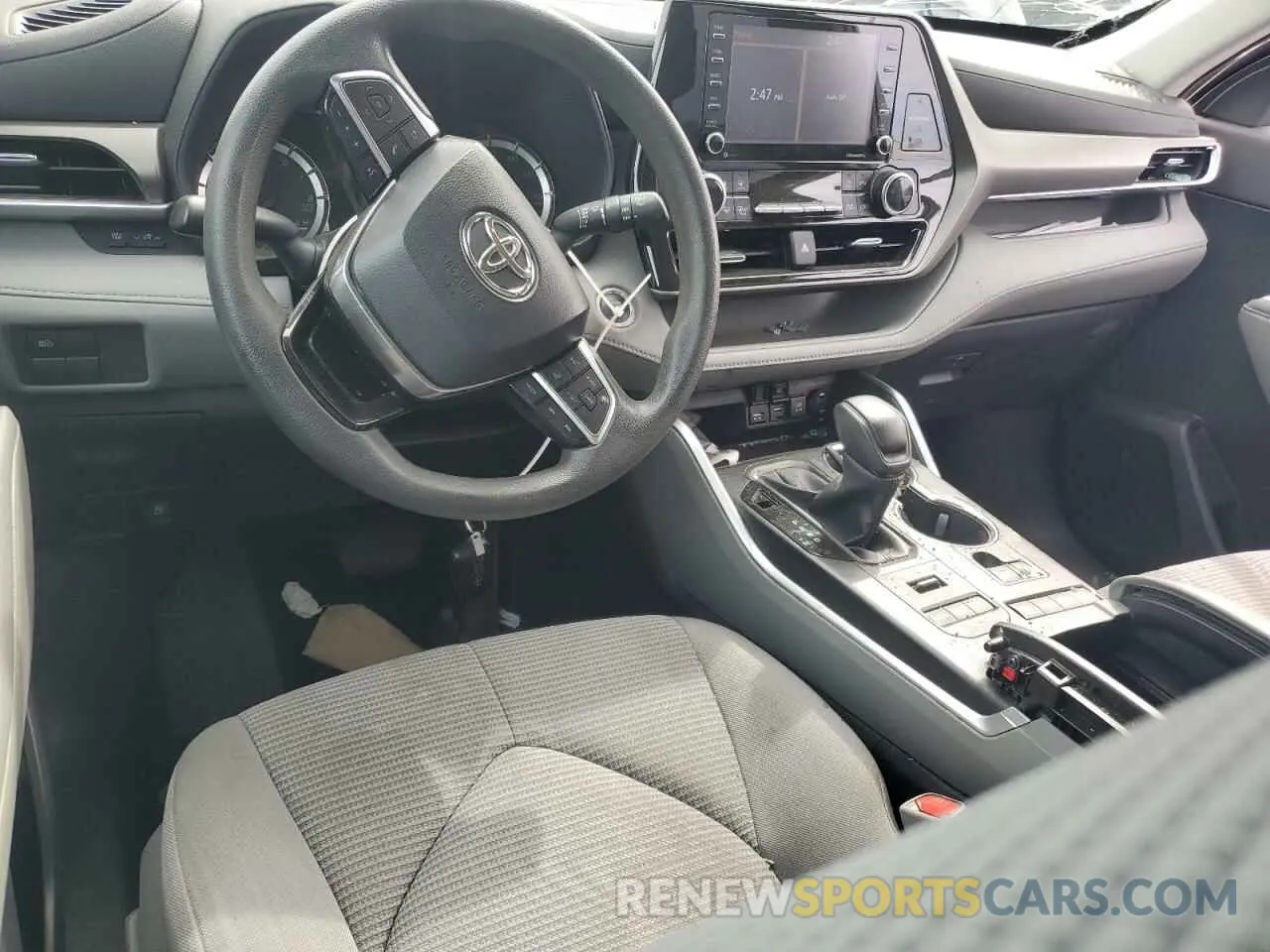 8 Фотография поврежденного автомобиля 5TDCZRBHXMS135869 TOYOTA HIGHLANDER 2021