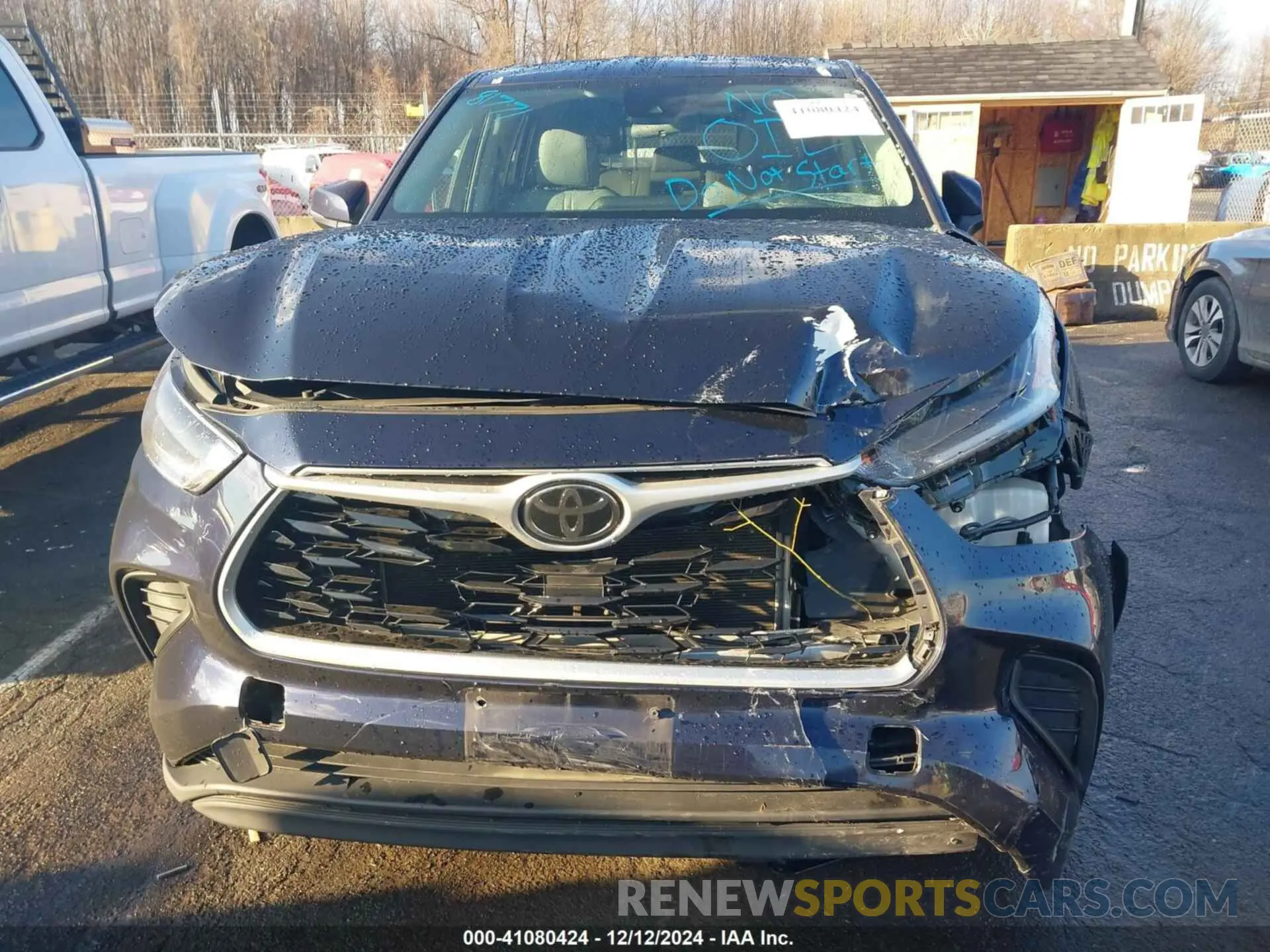 12 Photograph of a damaged car 5TDCZRBHXMS558189 TOYOTA HIGHLANDER 2021