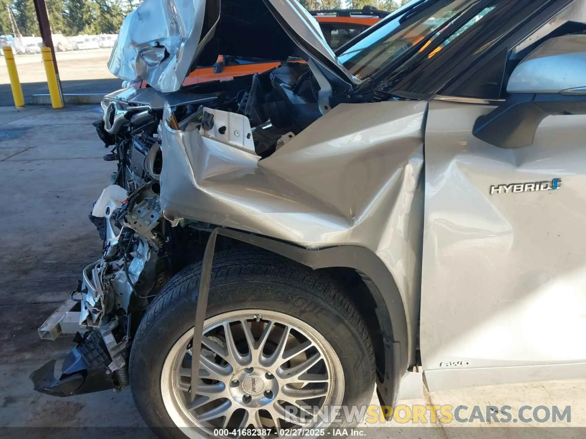 6 Photograph of a damaged car 5TDDBRCH4MS522277 TOYOTA HIGHLANDER 2021
