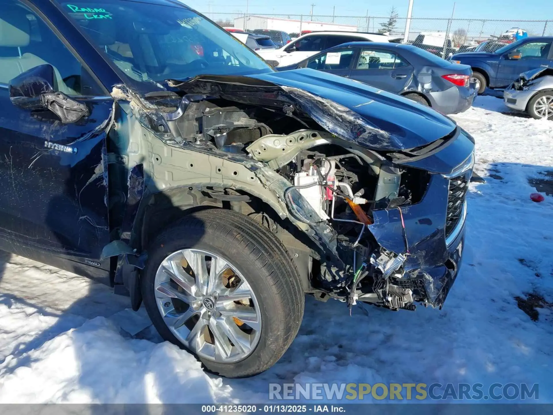 6 Photograph of a damaged car 5TDDBRCH5MS519050 TOYOTA HIGHLANDER 2021