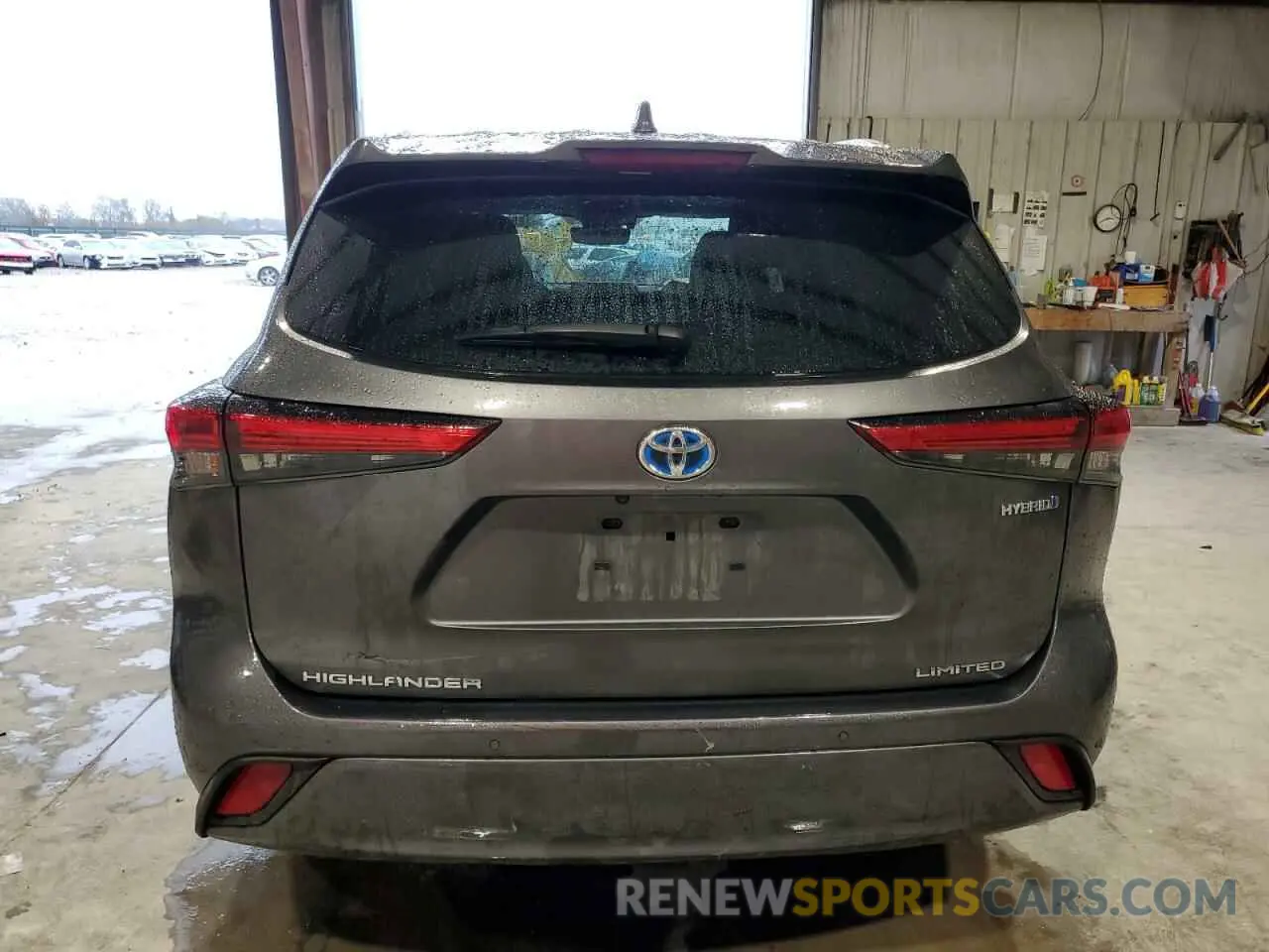 6 Photograph of a damaged car 5TDDBRCH7MS533614 TOYOTA HIGHLANDER 2021