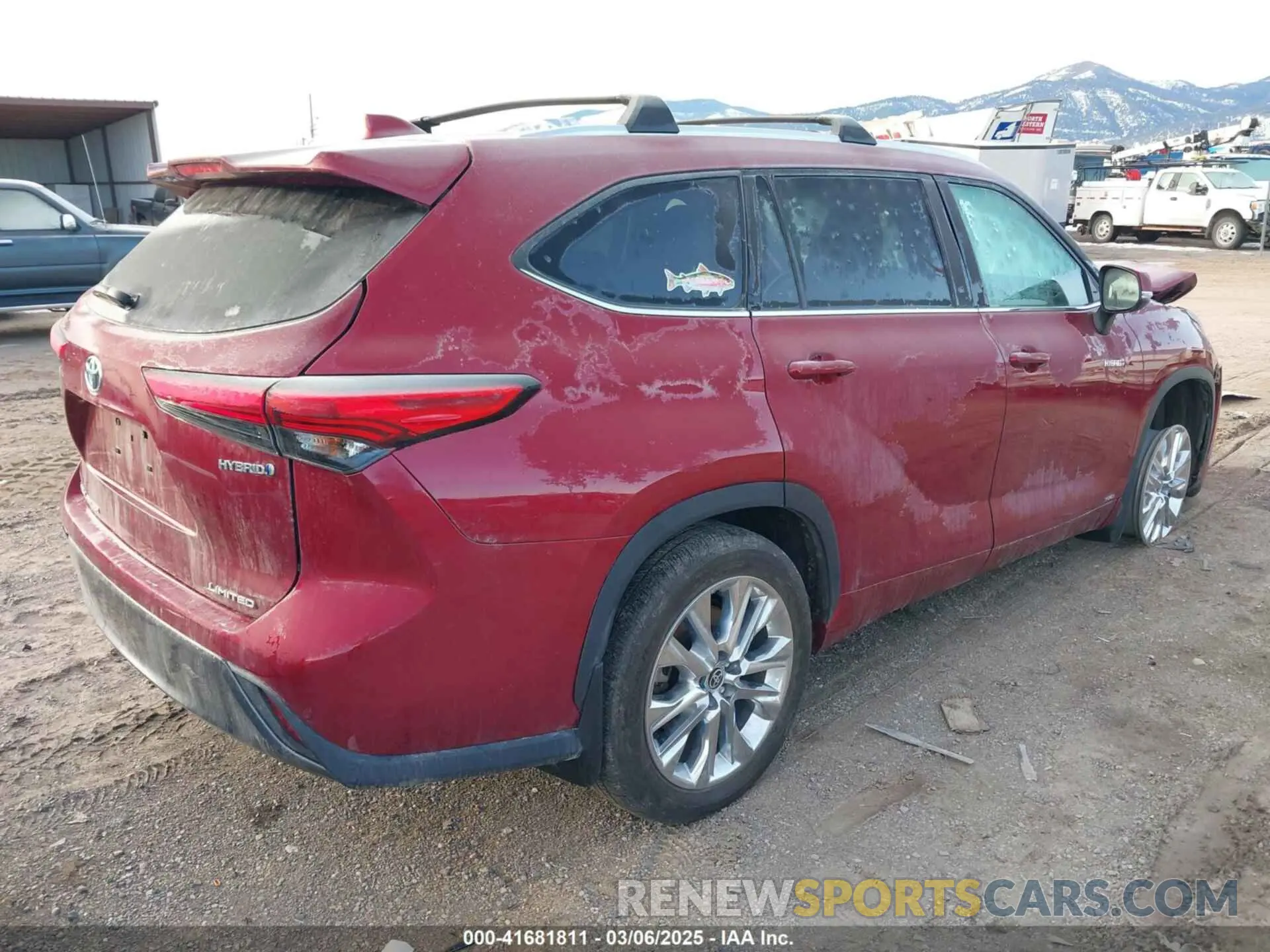 4 Фотография поврежденного автомобиля 5TDDBRCH8MS528132 TOYOTA HIGHLANDER 2021
