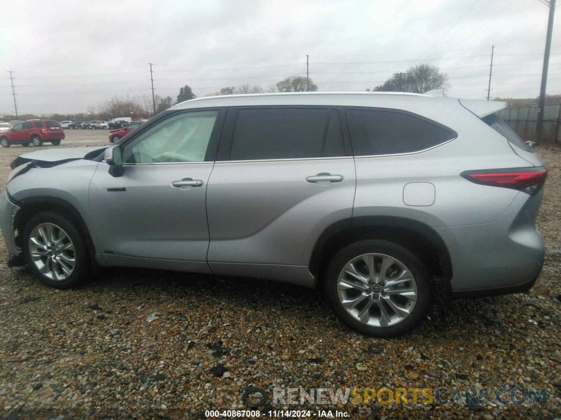 14 Фотография поврежденного автомобиля 5TDDBRCH9MS533243 TOYOTA HIGHLANDER 2021