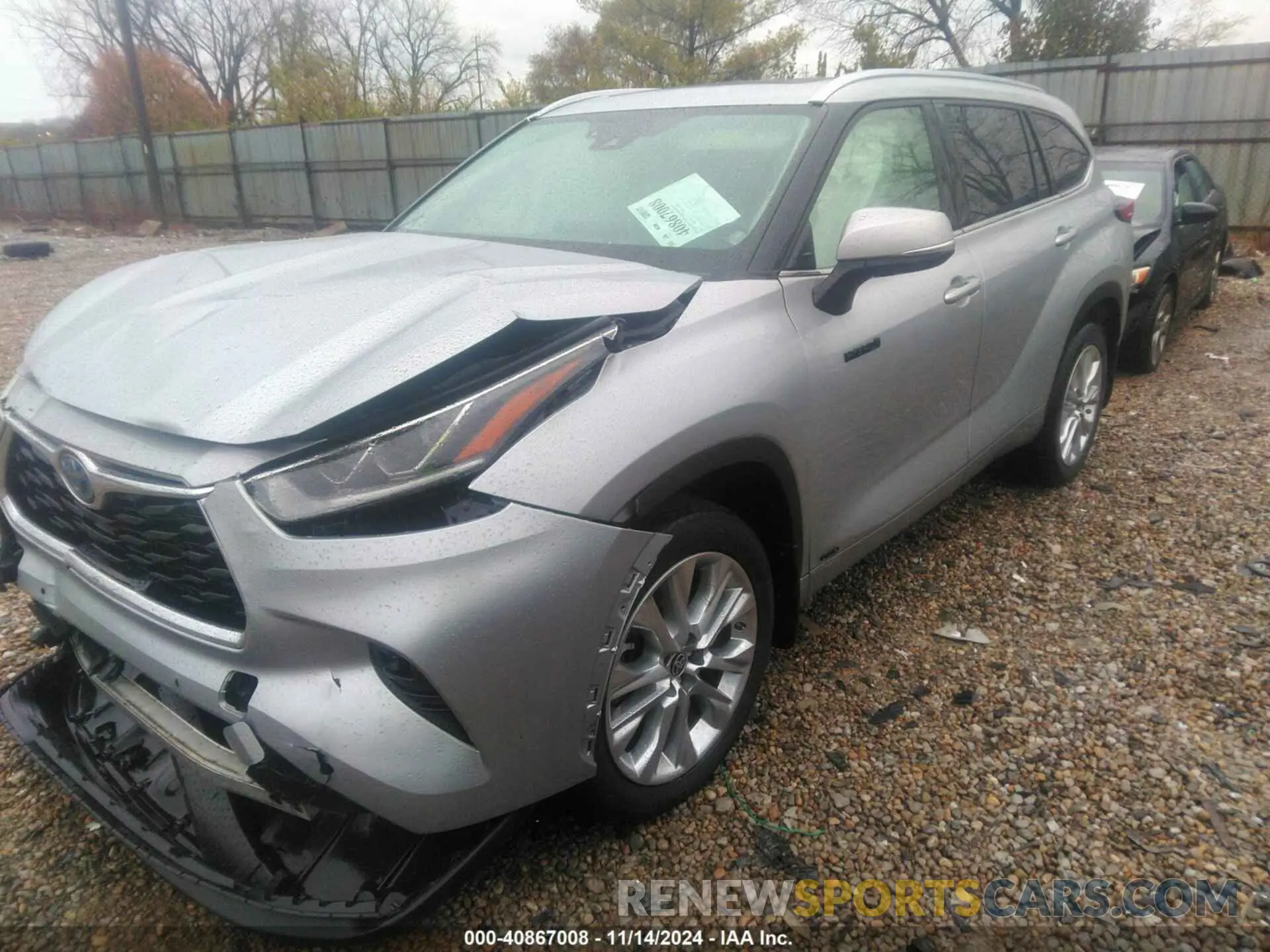 2 Фотография поврежденного автомобиля 5TDDBRCH9MS533243 TOYOTA HIGHLANDER 2021