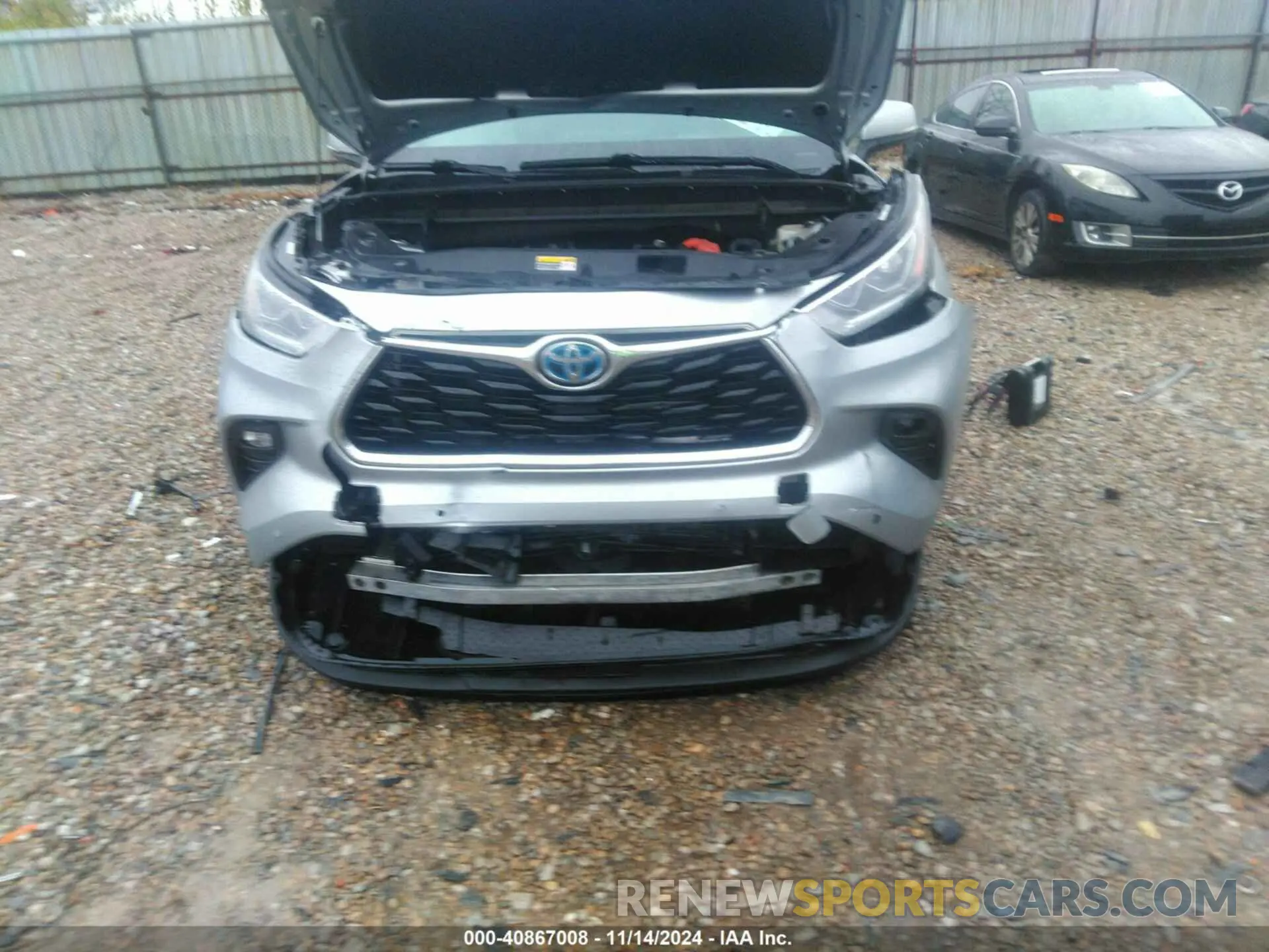 6 Фотография поврежденного автомобиля 5TDDBRCH9MS533243 TOYOTA HIGHLANDER 2021