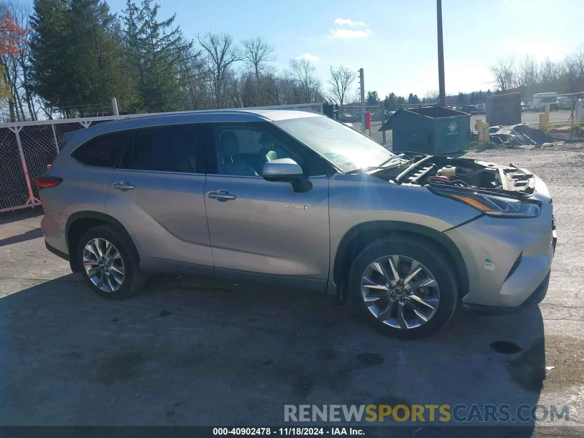 13 Photograph of a damaged car 5TDDBRCHXMS528195 TOYOTA HIGHLANDER 2021