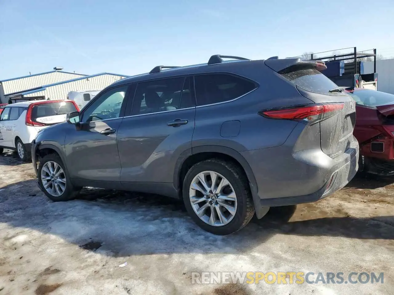 2 Photograph of a damaged car 5TDDZRBH1MS109875 TOYOTA HIGHLANDER 2021
