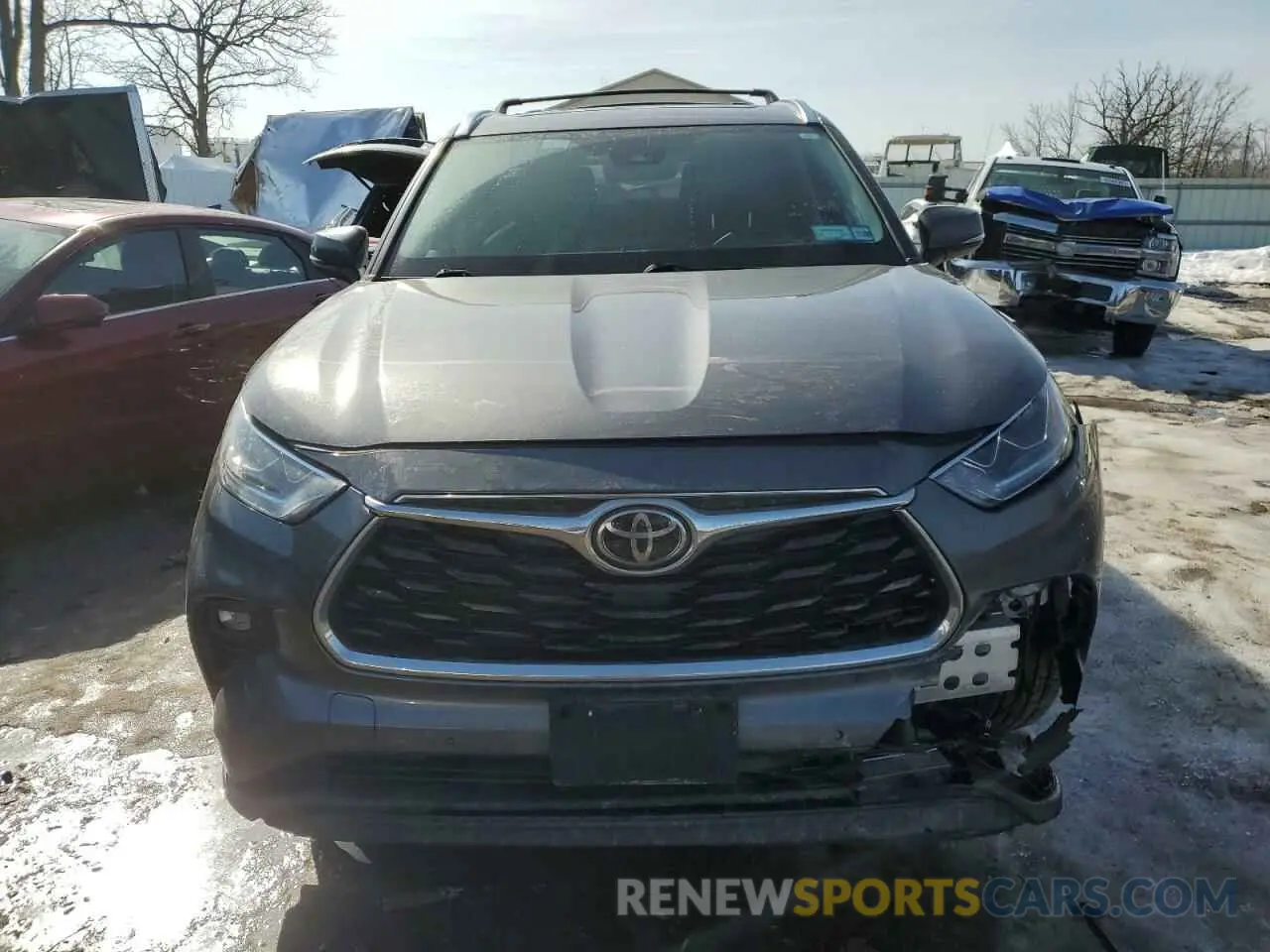5 Photograph of a damaged car 5TDDZRBH1MS109875 TOYOTA HIGHLANDER 2021