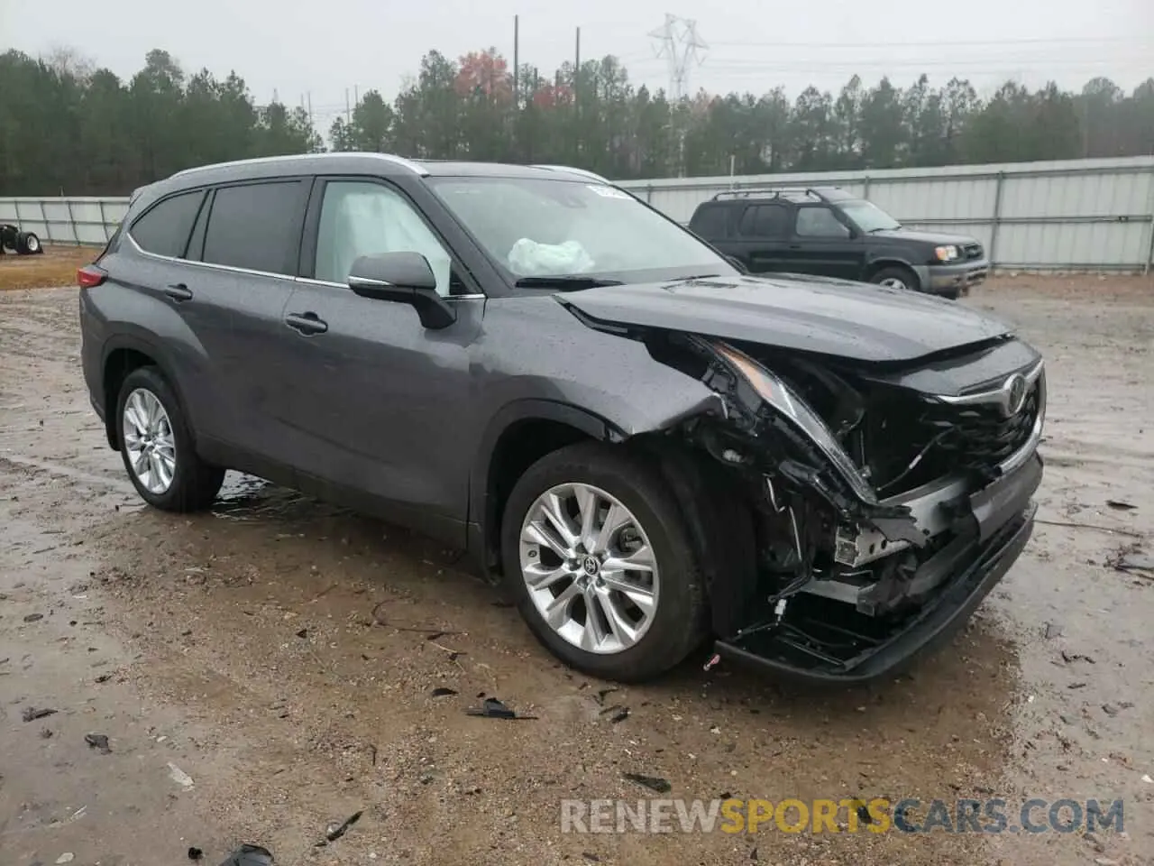 4 Фотография поврежденного автомобиля 5TDDZRBH3MS071193 TOYOTA HIGHLANDER 2021