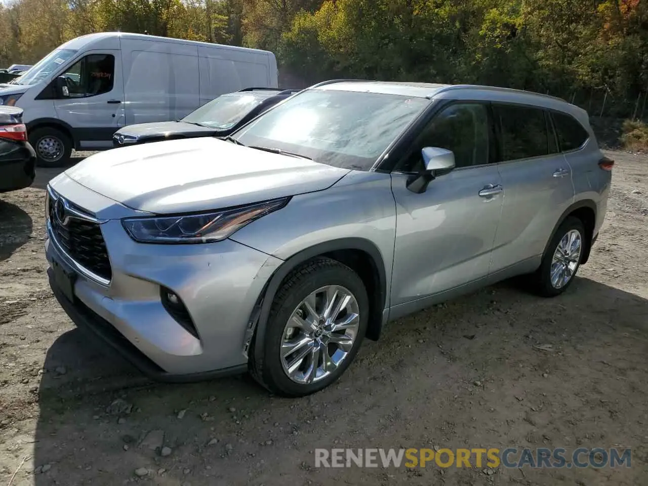 1 Photograph of a damaged car 5TDDZRBH5MS119017 TOYOTA HIGHLANDER 2021