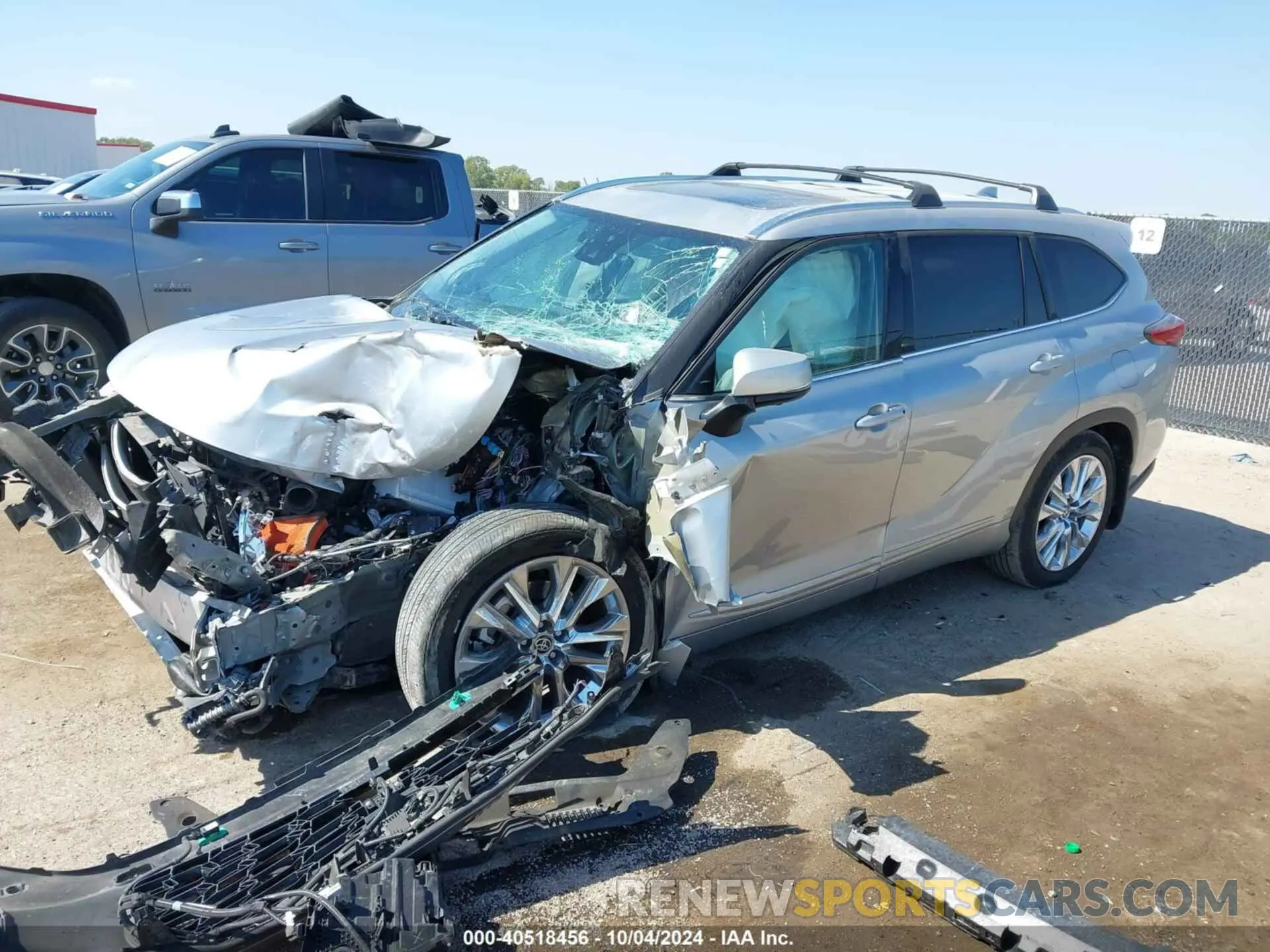 2 Photograph of a damaged car 5TDDZRBH8MS550810 TOYOTA HIGHLANDER 2021