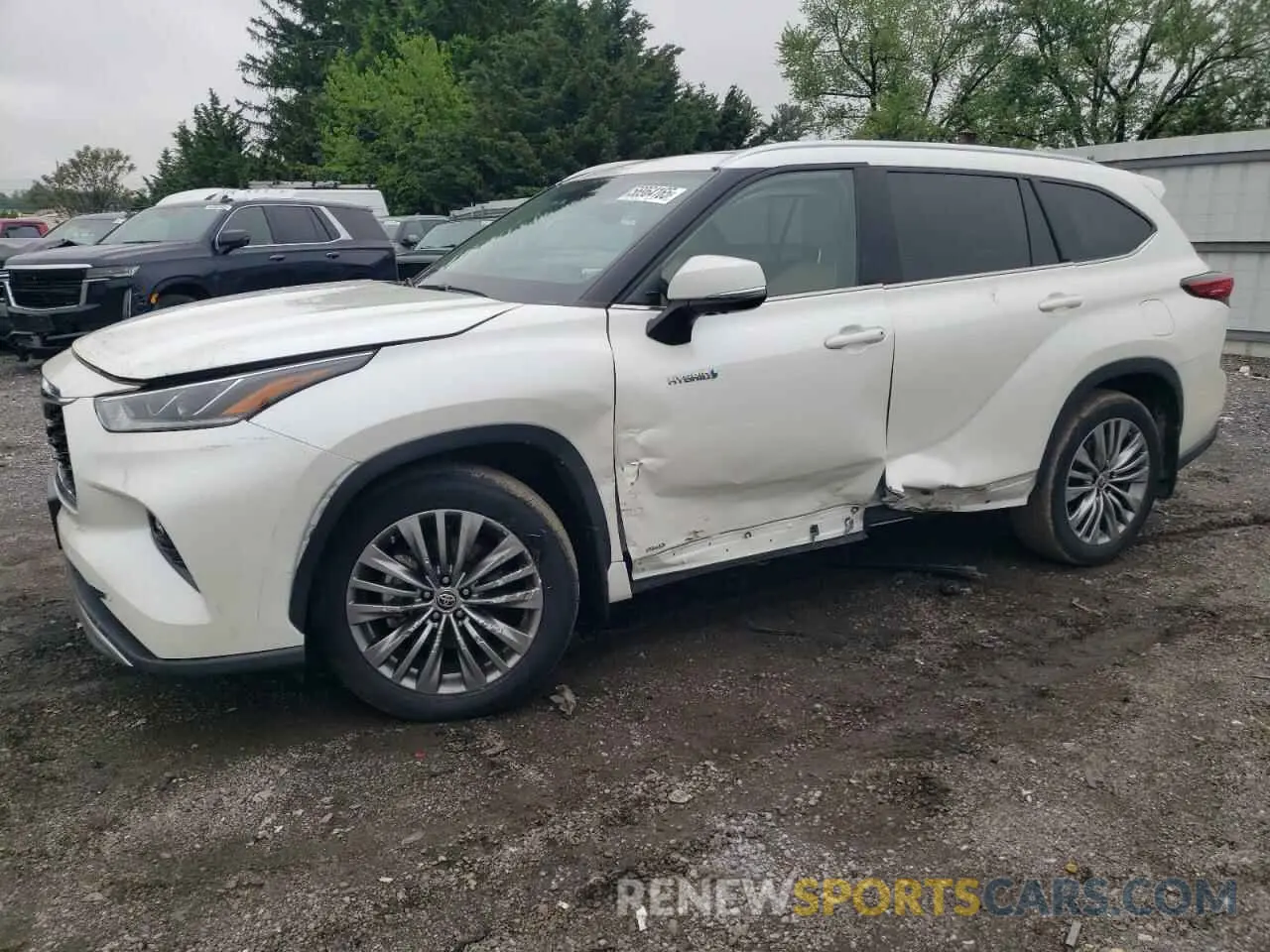 1 Фотография поврежденного автомобиля 5TDEBRCH0MS028390 TOYOTA HIGHLANDER 2021