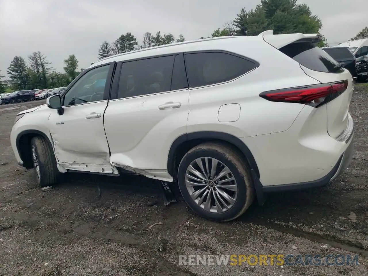 2 Фотография поврежденного автомобиля 5TDEBRCH0MS028390 TOYOTA HIGHLANDER 2021