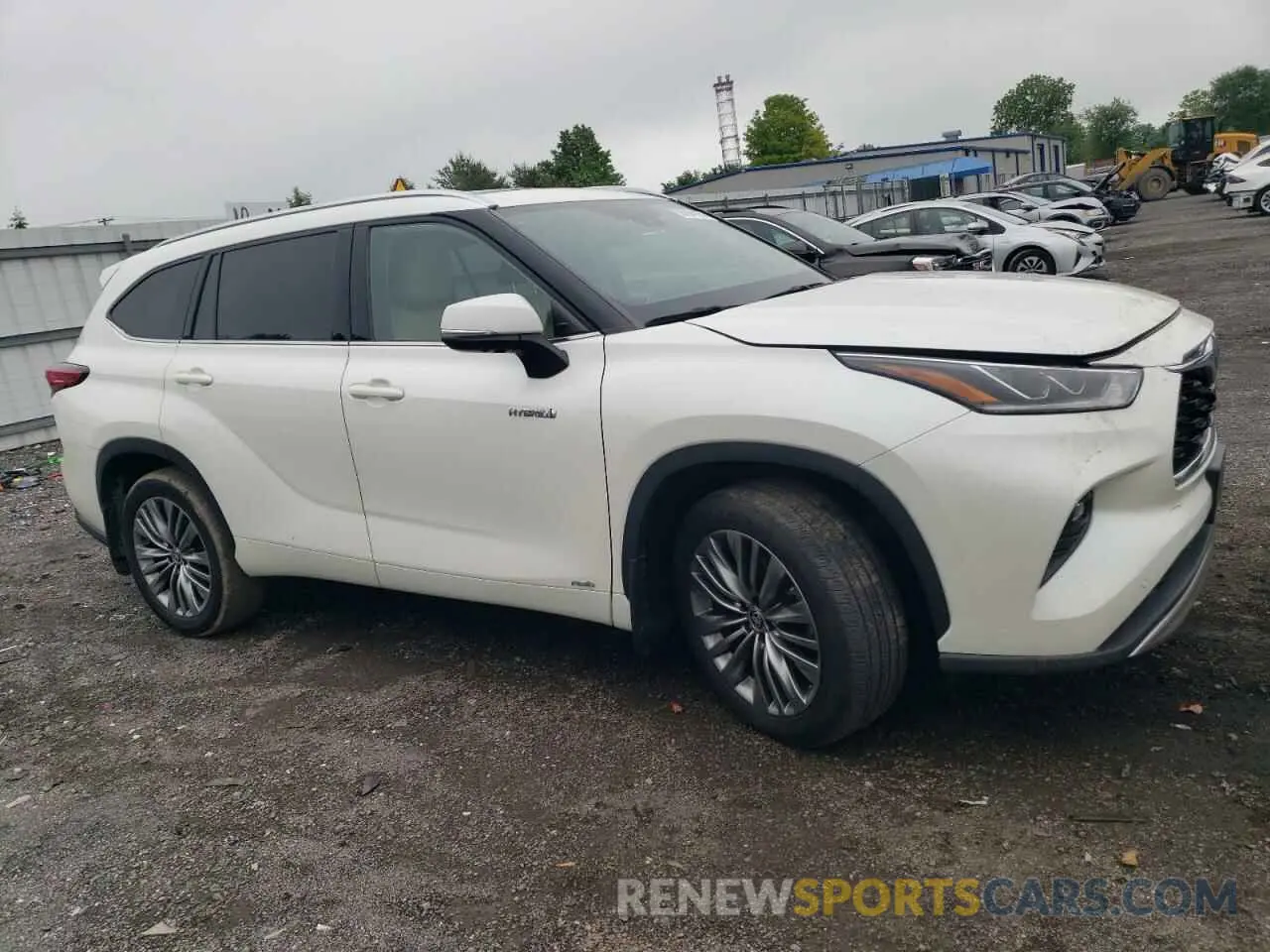 4 Фотография поврежденного автомобиля 5TDEBRCH0MS028390 TOYOTA HIGHLANDER 2021