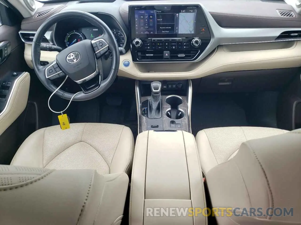 8 Фотография поврежденного автомобиля 5TDEBRCH0MS028390 TOYOTA HIGHLANDER 2021