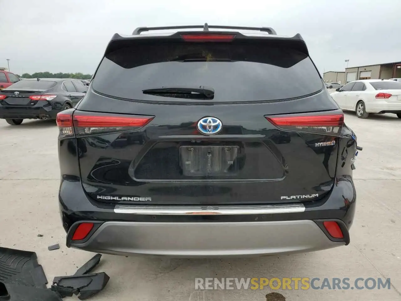 6 Photograph of a damaged car 5TDEBRCH1MS070017 TOYOTA HIGHLANDER 2021