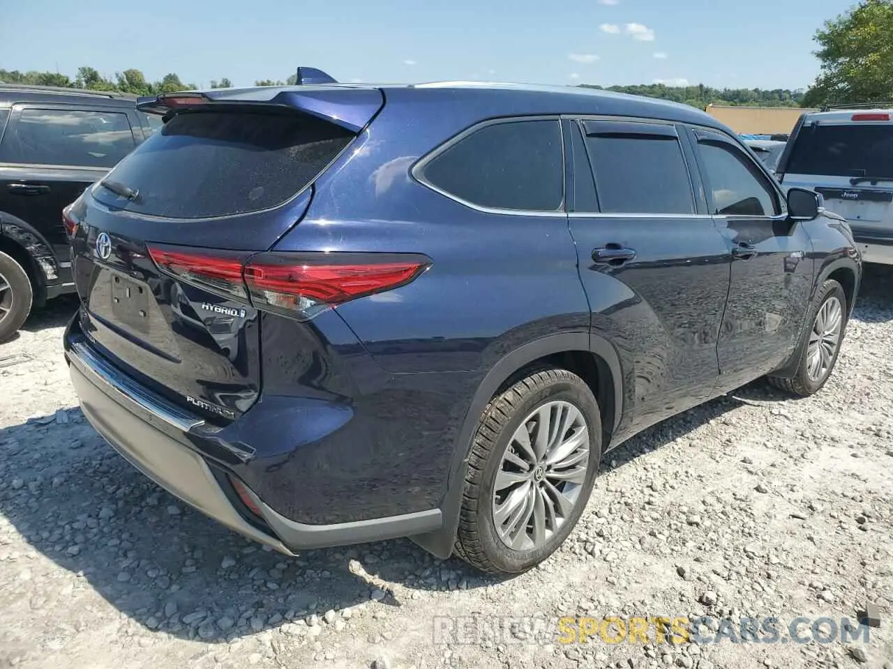 3 Фотография поврежденного автомобиля 5TDEBRCH2MS021540 TOYOTA HIGHLANDER 2021