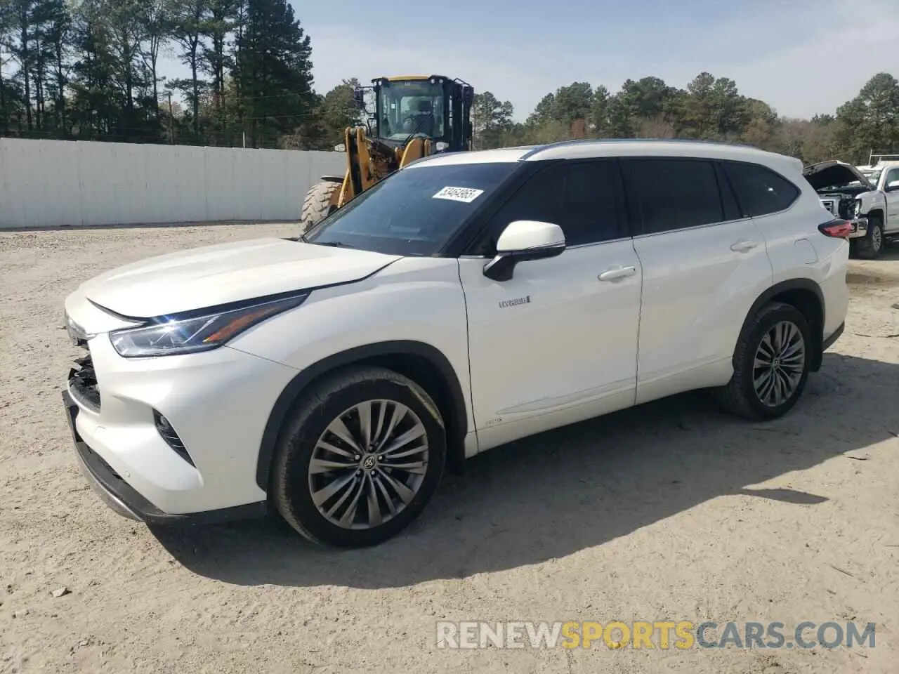 1 Photograph of a damaged car 5TDEBRCH2MS055753 TOYOTA HIGHLANDER 2021