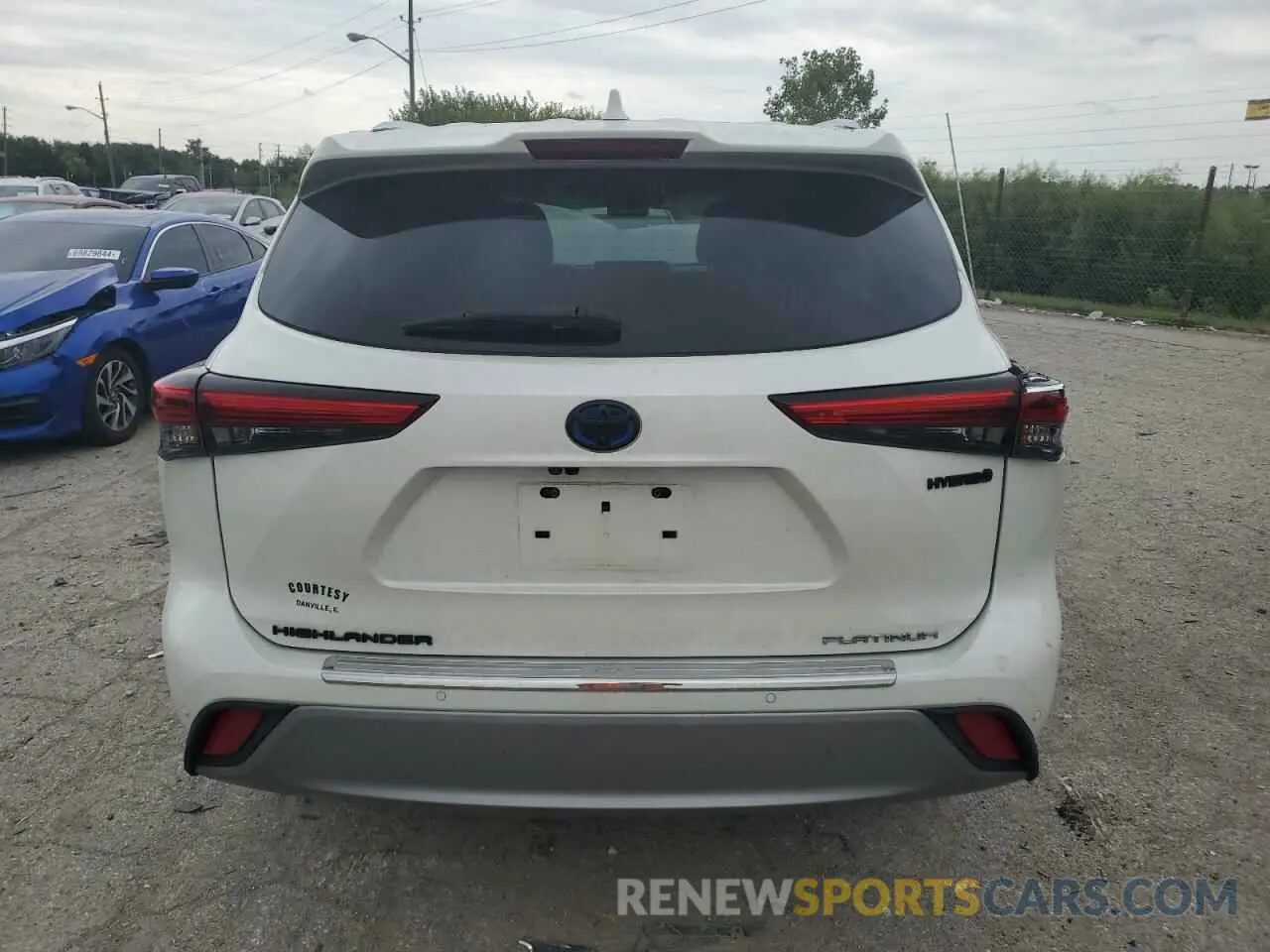 6 Photograph of a damaged car 5TDEBRCH5MS016560 TOYOTA HIGHLANDER 2021