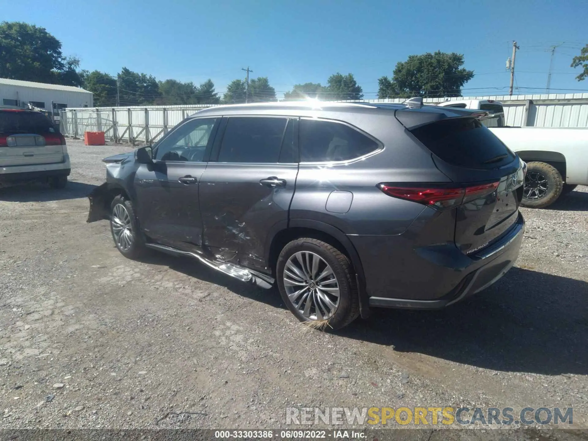 3 Фотография поврежденного автомобиля 5TDEBRCH5MS062132 TOYOTA HIGHLANDER 2021