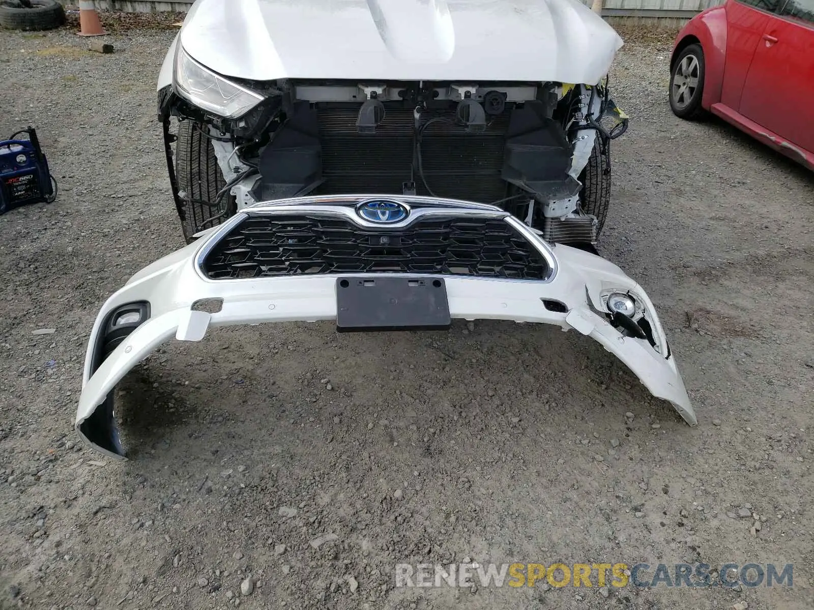 9 Photograph of a damaged car 5TDEBRCH6MS022500 TOYOTA HIGHLANDER 2021