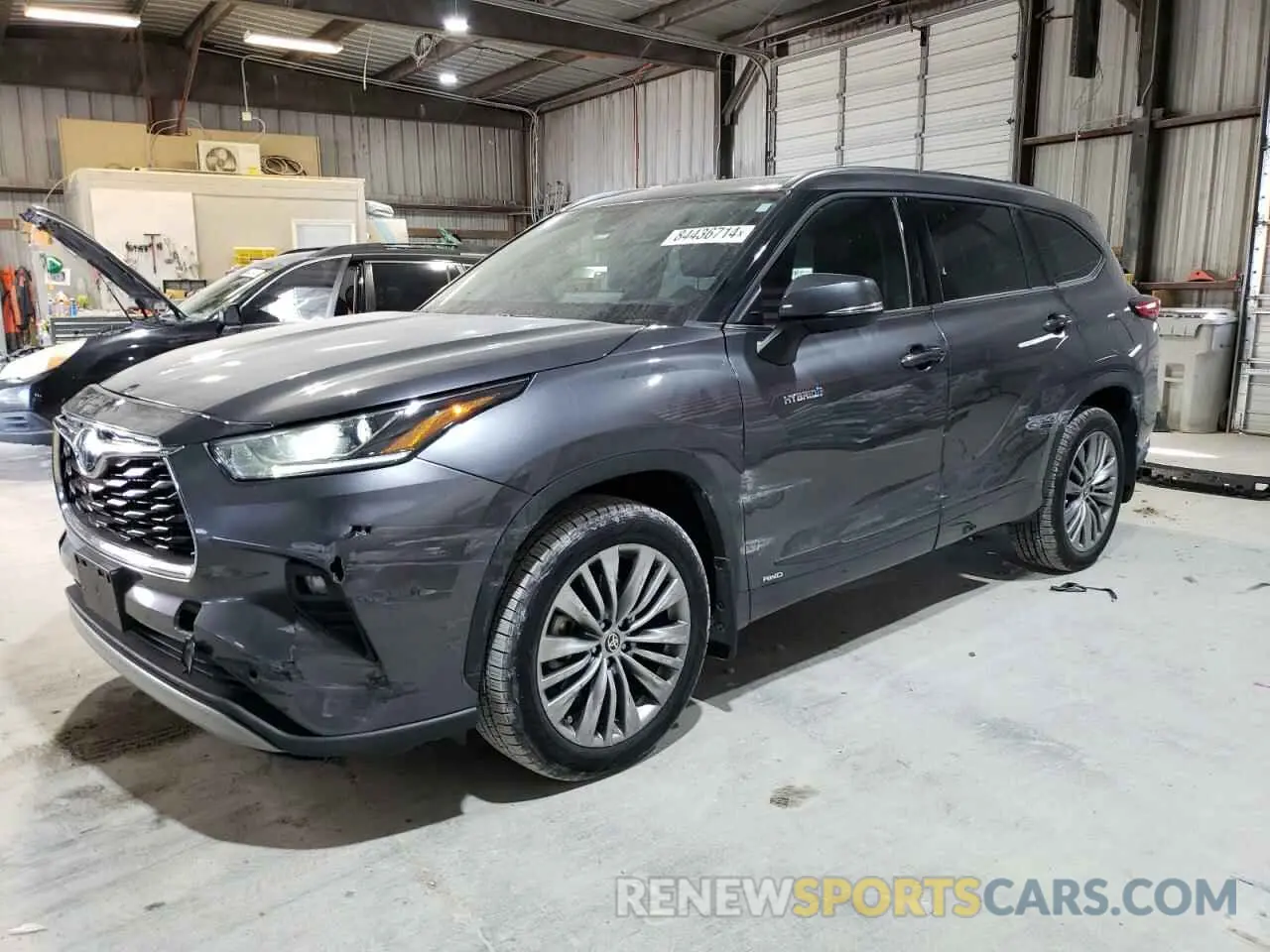 1 Фотография поврежденного автомобиля 5TDEBRCH6MS029382 TOYOTA HIGHLANDER 2021