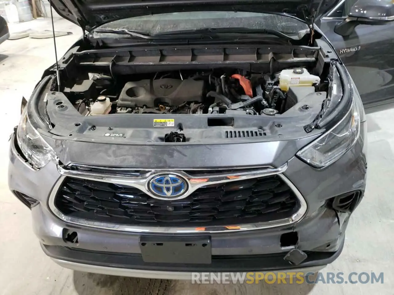 11 Фотография поврежденного автомобиля 5TDEBRCH6MS029382 TOYOTA HIGHLANDER 2021