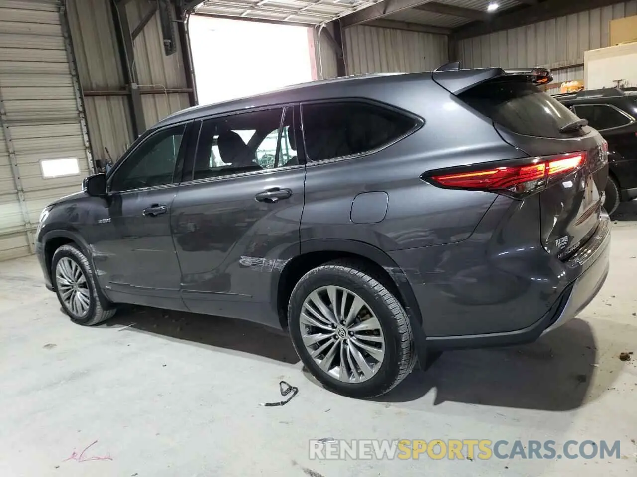 2 Фотография поврежденного автомобиля 5TDEBRCH6MS029382 TOYOTA HIGHLANDER 2021