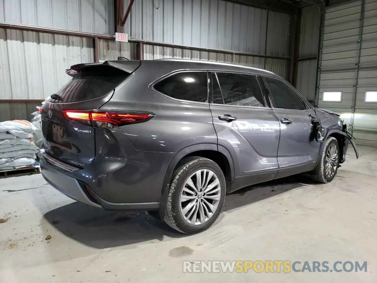 3 Фотография поврежденного автомобиля 5TDEBRCH6MS029382 TOYOTA HIGHLANDER 2021