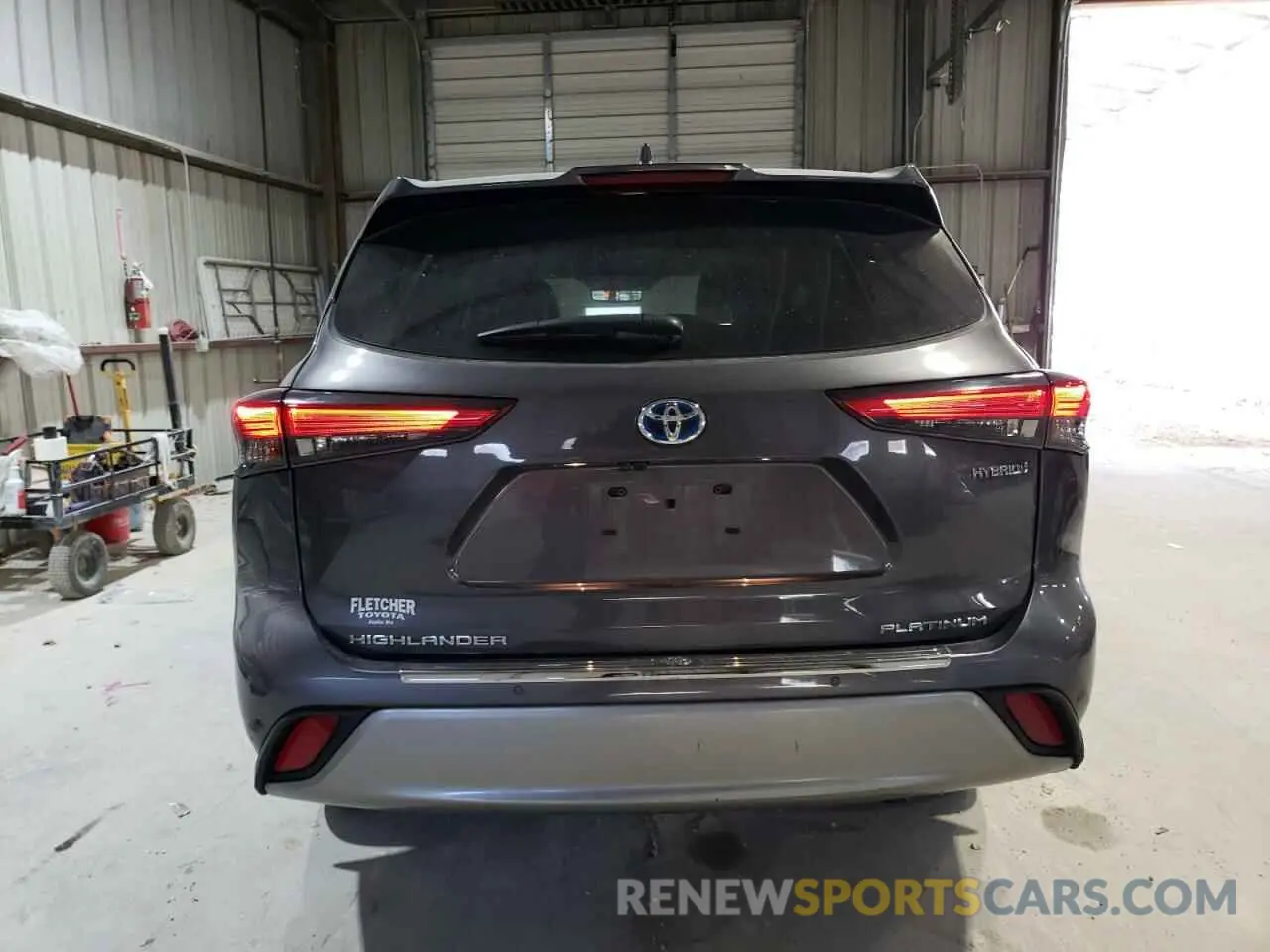 6 Фотография поврежденного автомобиля 5TDEBRCH6MS029382 TOYOTA HIGHLANDER 2021