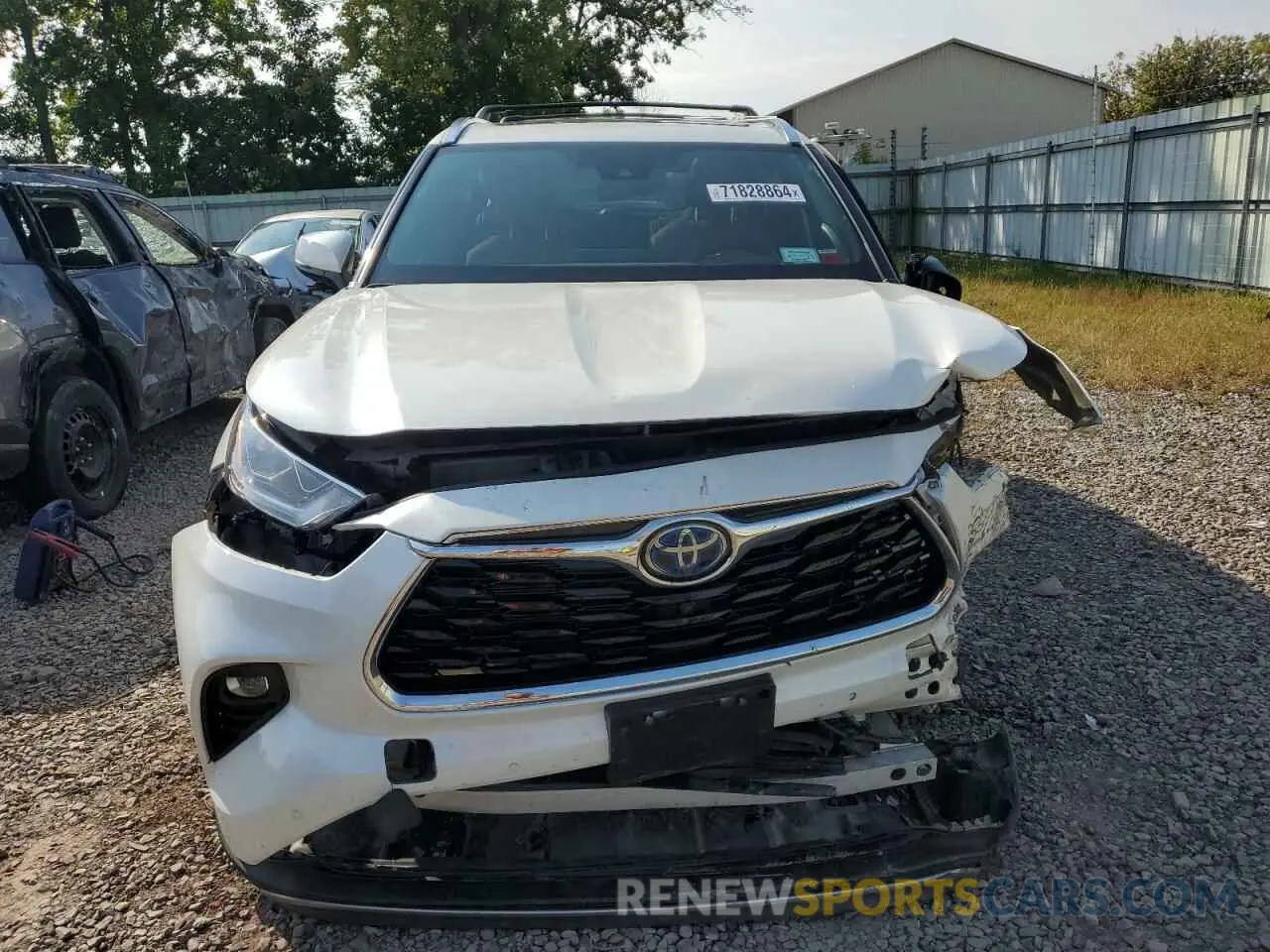 5 Photograph of a damaged car 5TDEBRCH6MS055402 TOYOTA HIGHLANDER 2021