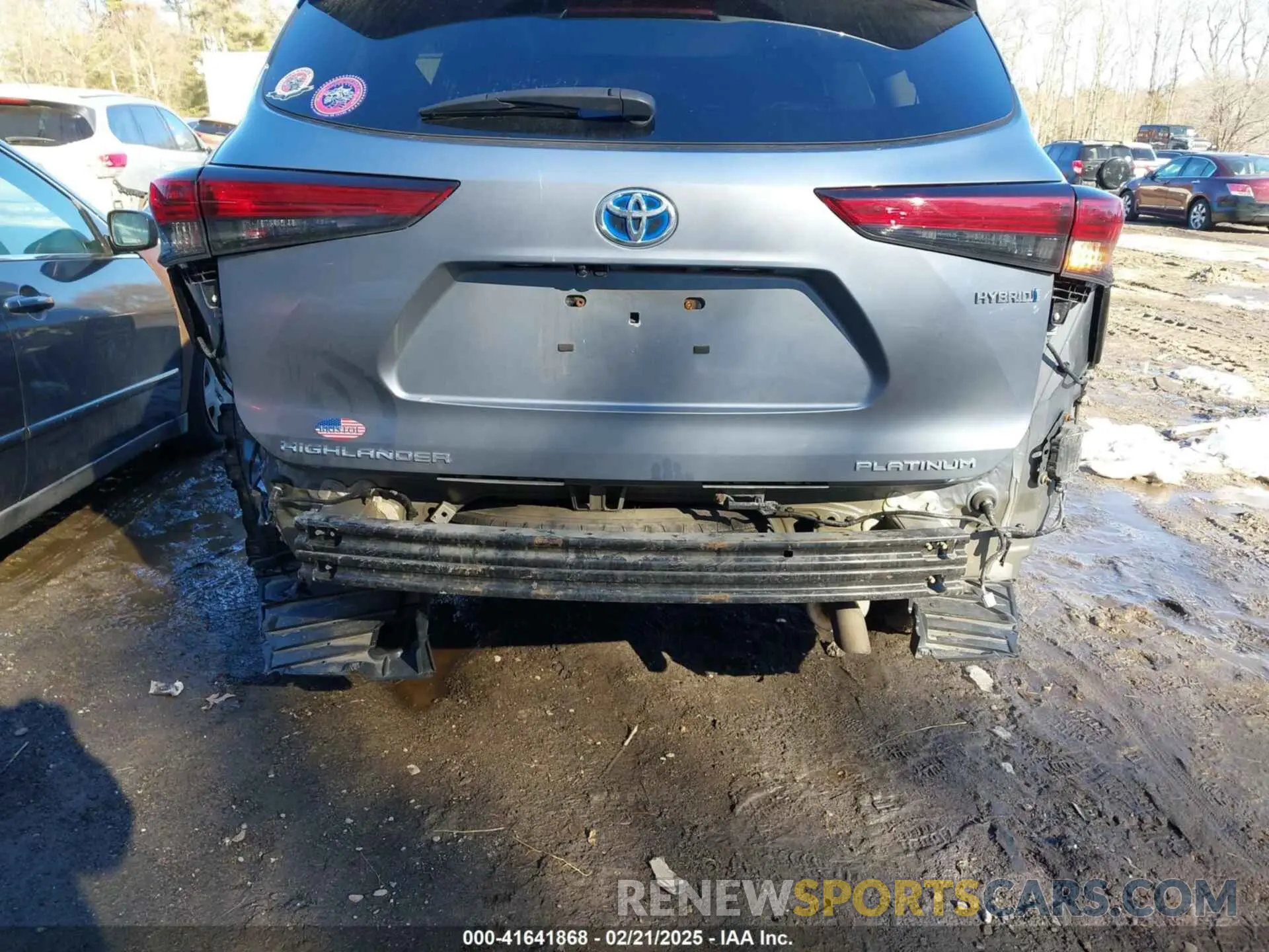 18 Photograph of a damaged car 5TDEBRCH7MS025826 TOYOTA HIGHLANDER 2021