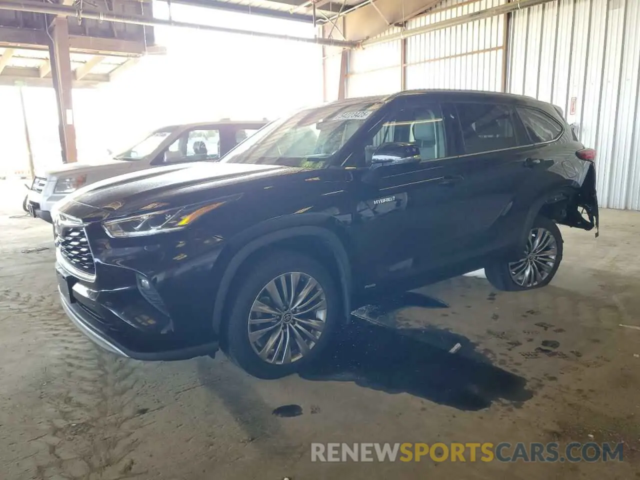 1 Photograph of a damaged car 5TDEBRCH9MS026671 TOYOTA HIGHLANDER 2021